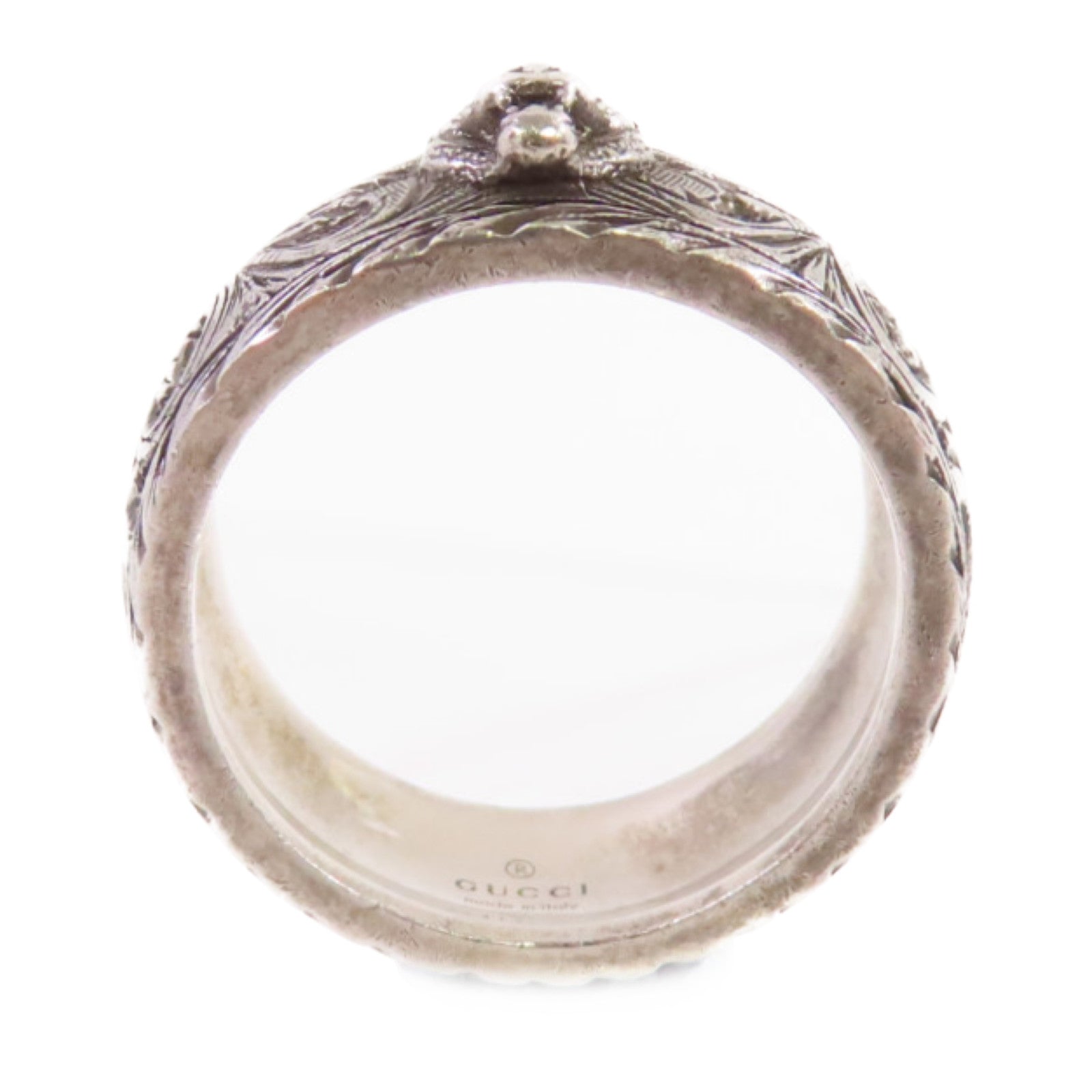 GUCCI 925純銀Arabesque Ring戒指Gucci#23/US#10