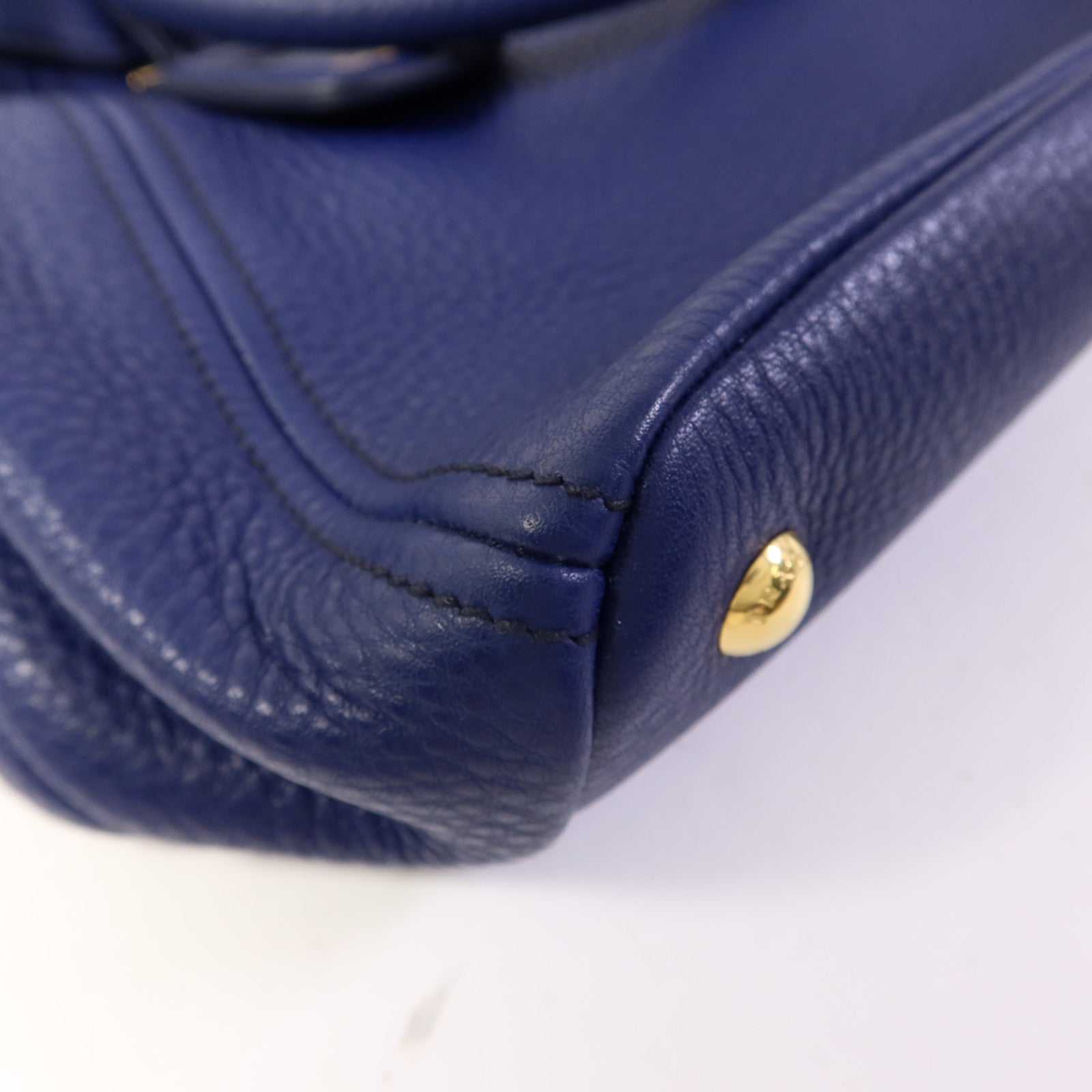 PRADA 牛皮皮革2 Way Shoulder Bag金扣手挽肩背兩用袋