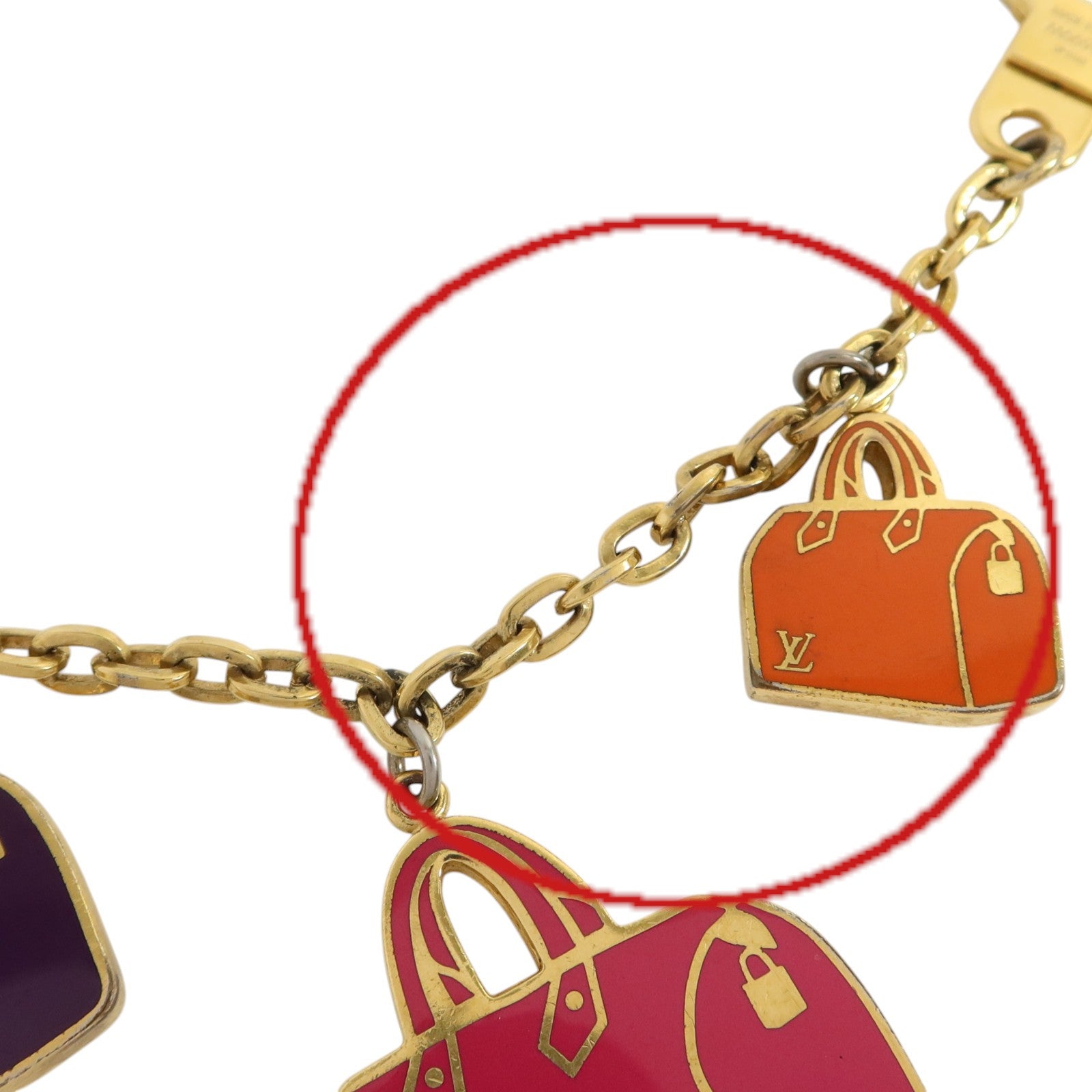 LOUIS VUITTON 金屬Speedy Bag Charm掛飾