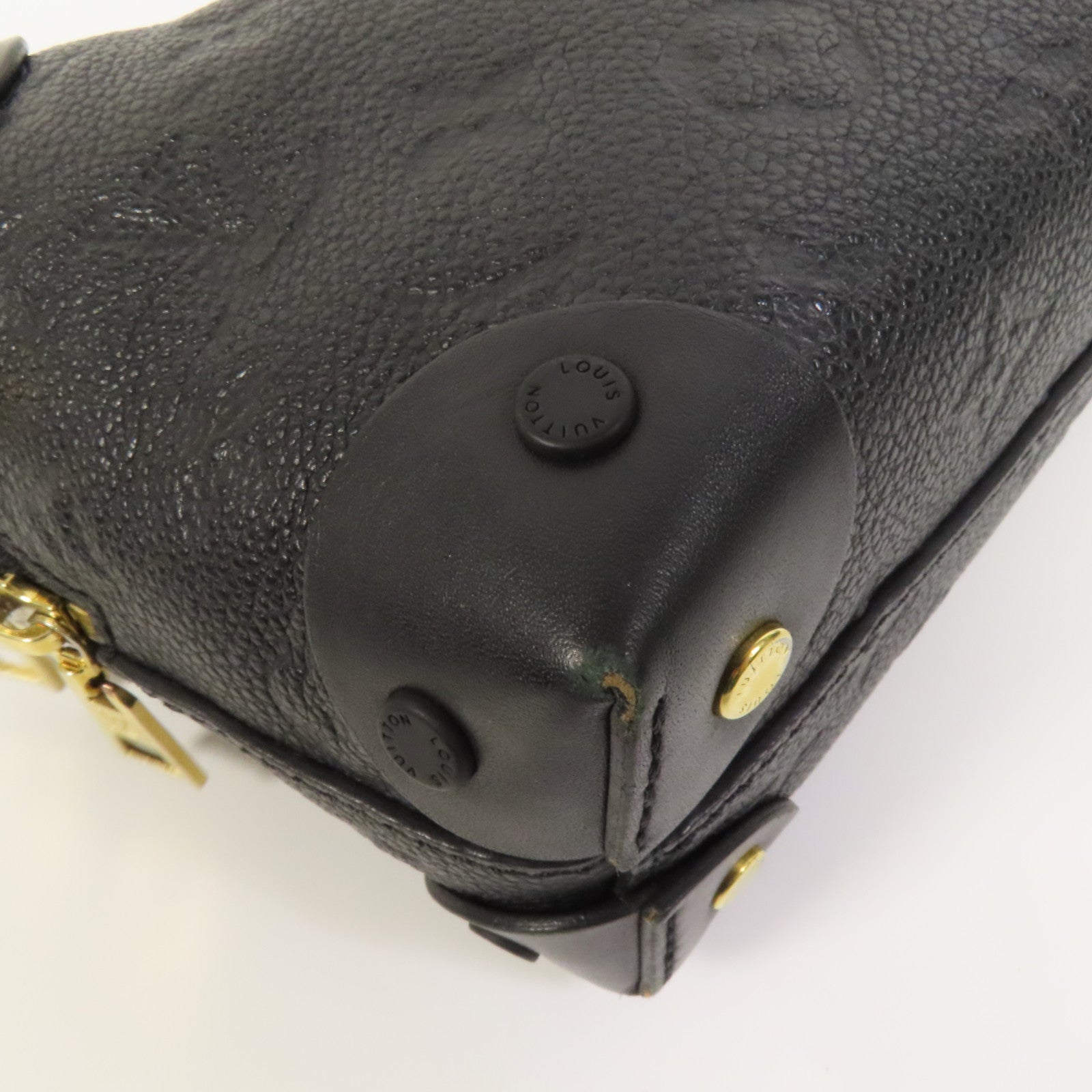 LOUIS VUITTON Monogram Empreinte Petite金扣手挽肩背兩用袋