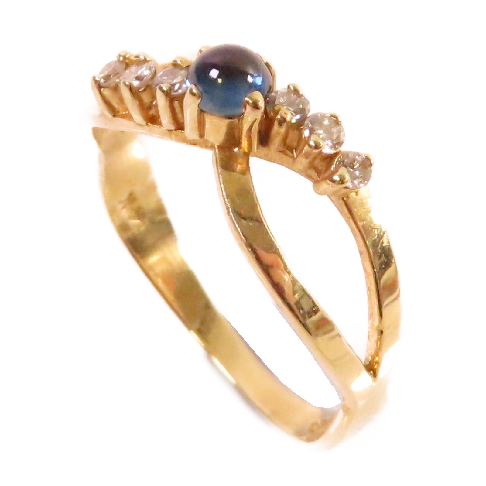 JEWELRY 【激減優惠】14K黃金/1.8g鑽石Diamond Ring0戒指US#6