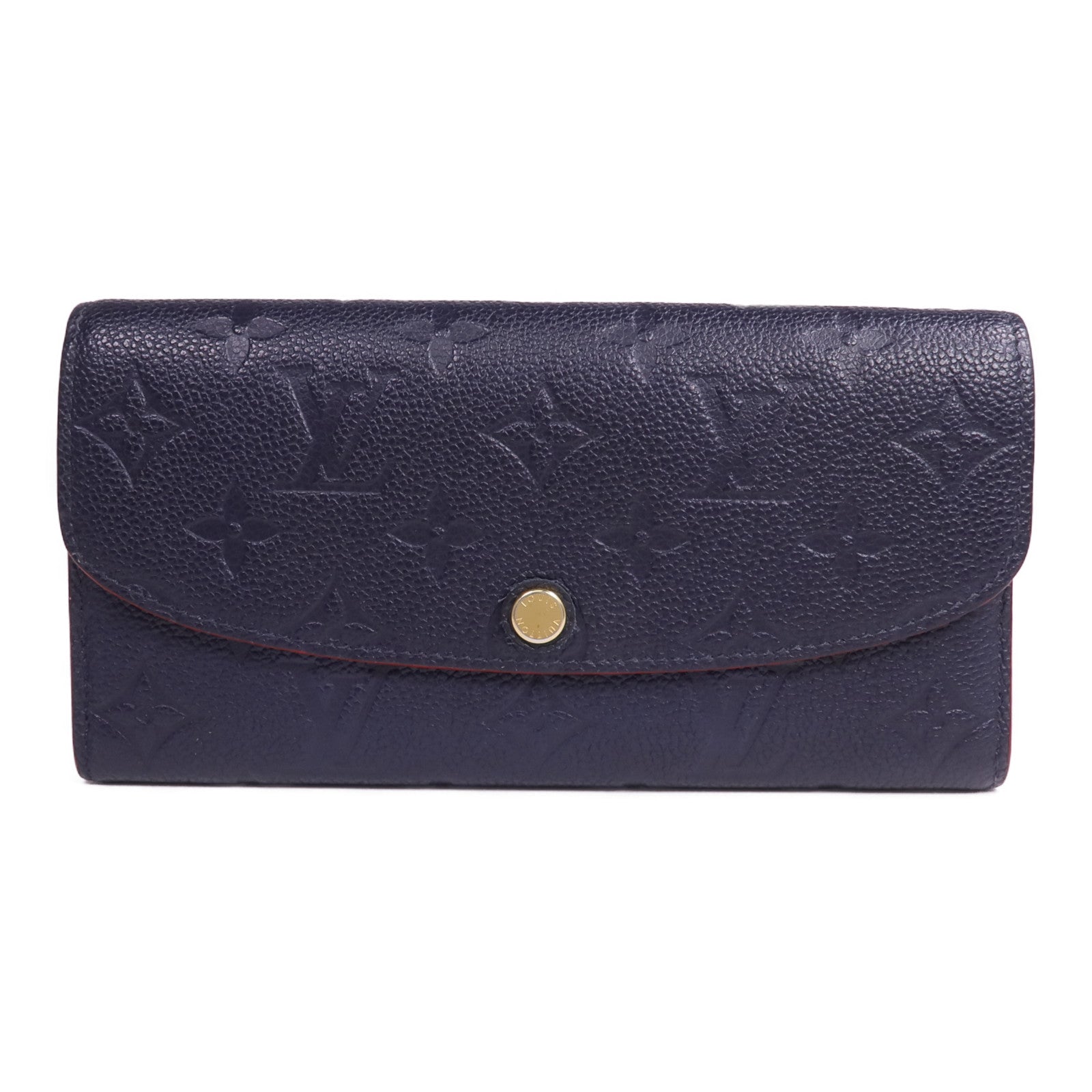 LOUIS VUITTON Monogram Empreinte Emilie金扣長財布