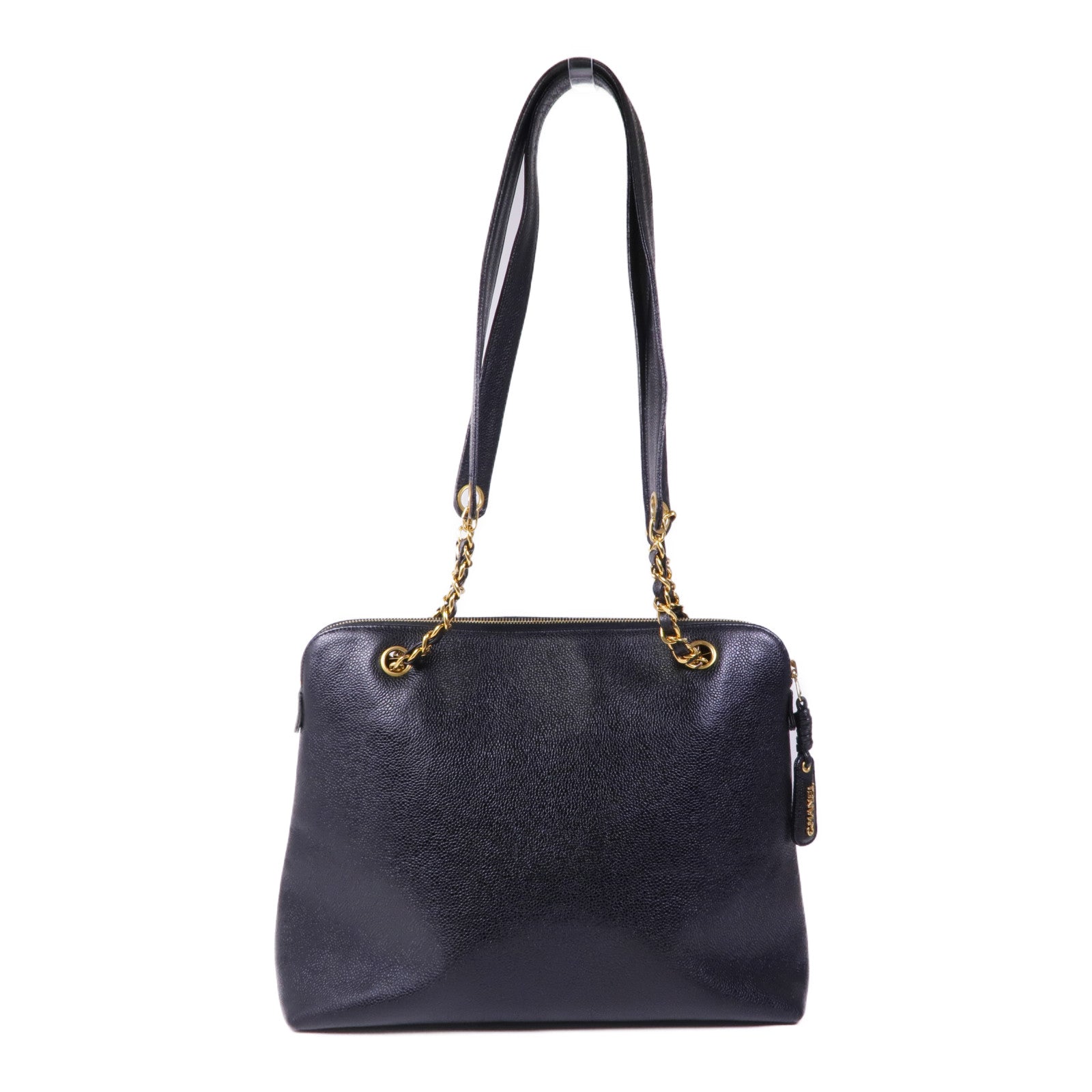 CHANEL 牛皮皮革Shoulder Tote金扣肩背袋/手挽袋