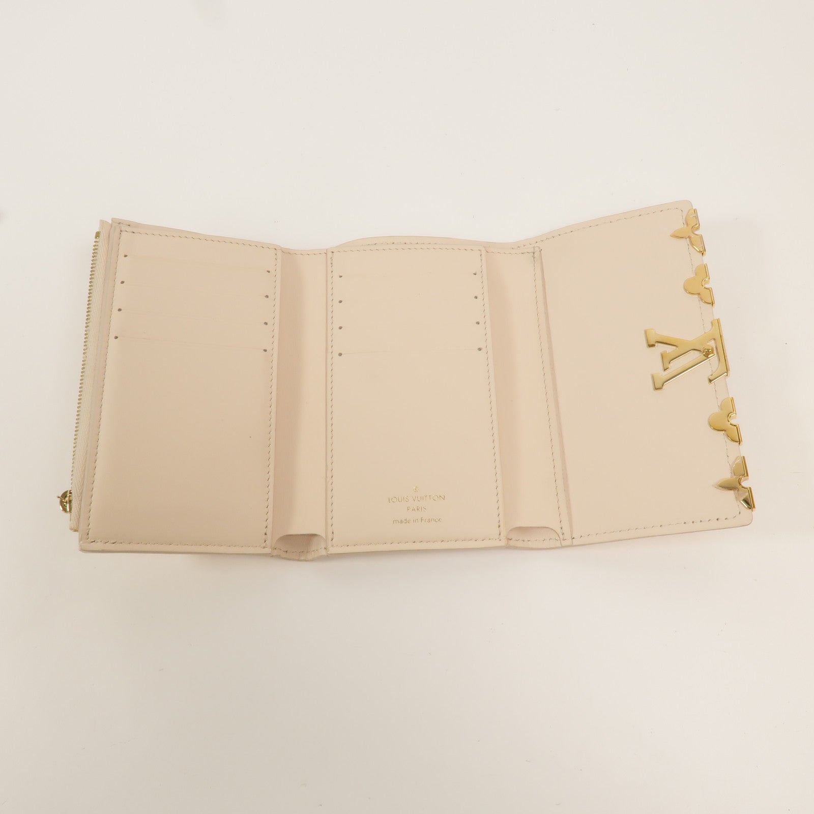 LOUIS VUITTON Taurillon皮革Capucines錢包