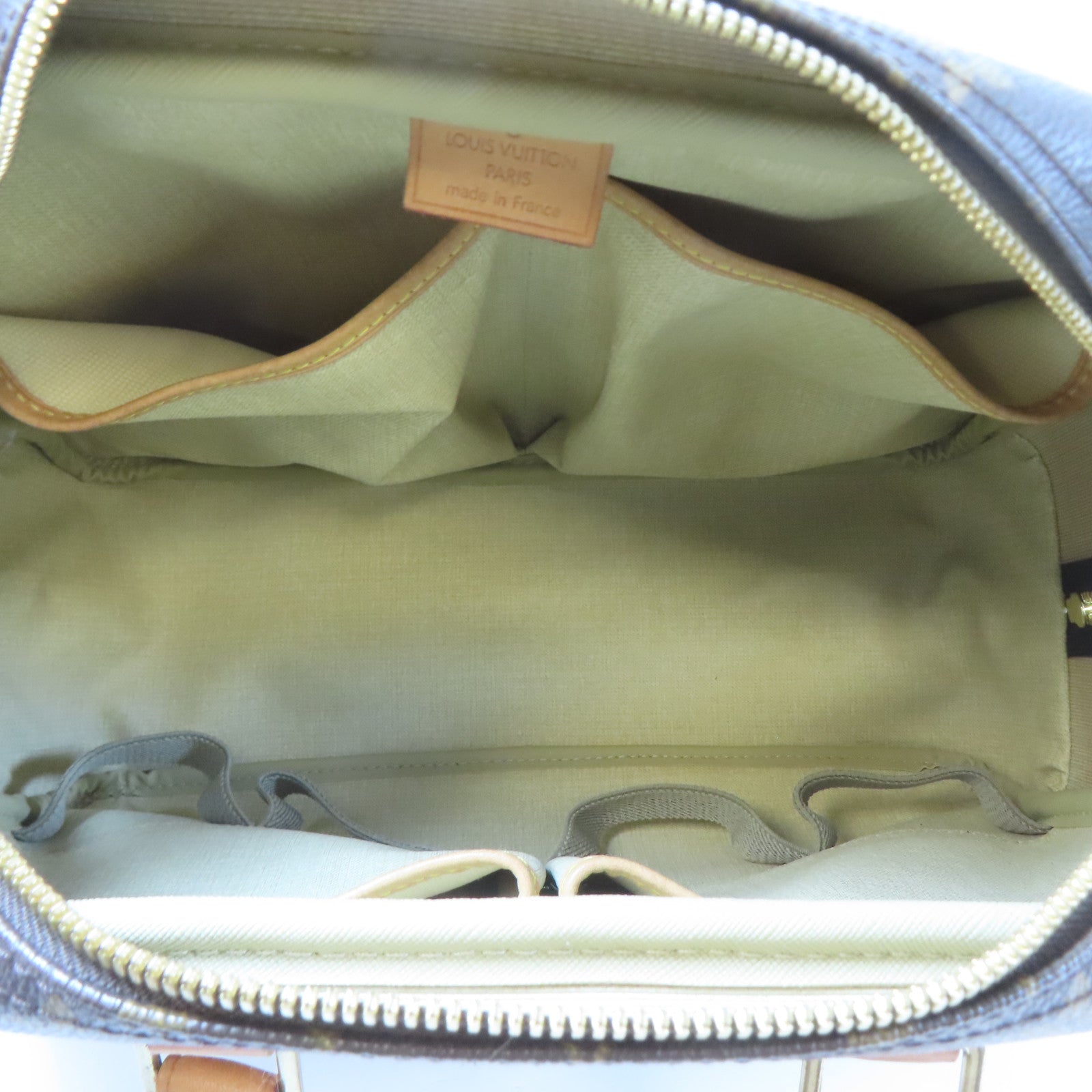 LOUIS VUITTON 【激減優惠】Monogram Deauville GM金扣手挽袋啡色