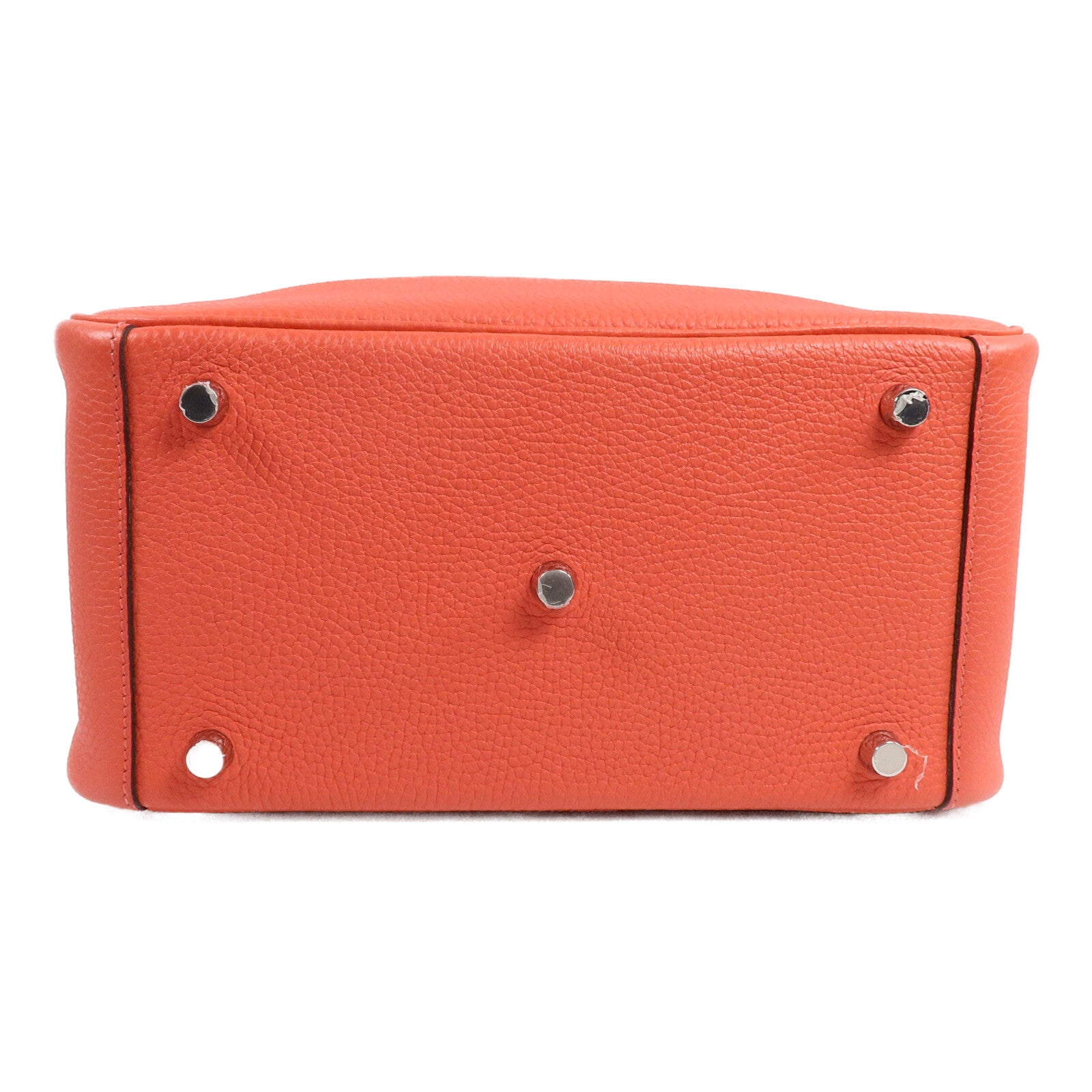 HERMES Clemence皮革Lindy 26手挽肩背兩用袋Rose Jaipur