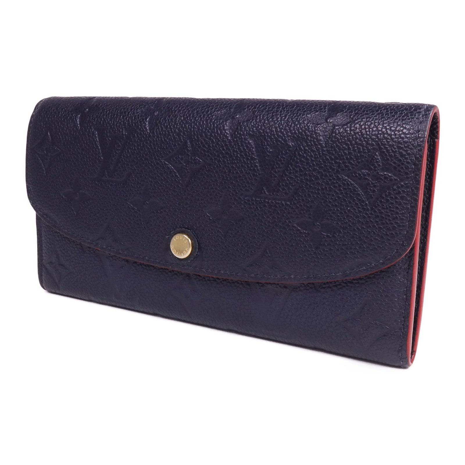 LOUIS VUITTON Monogram Empreinte Emilie金扣長財布