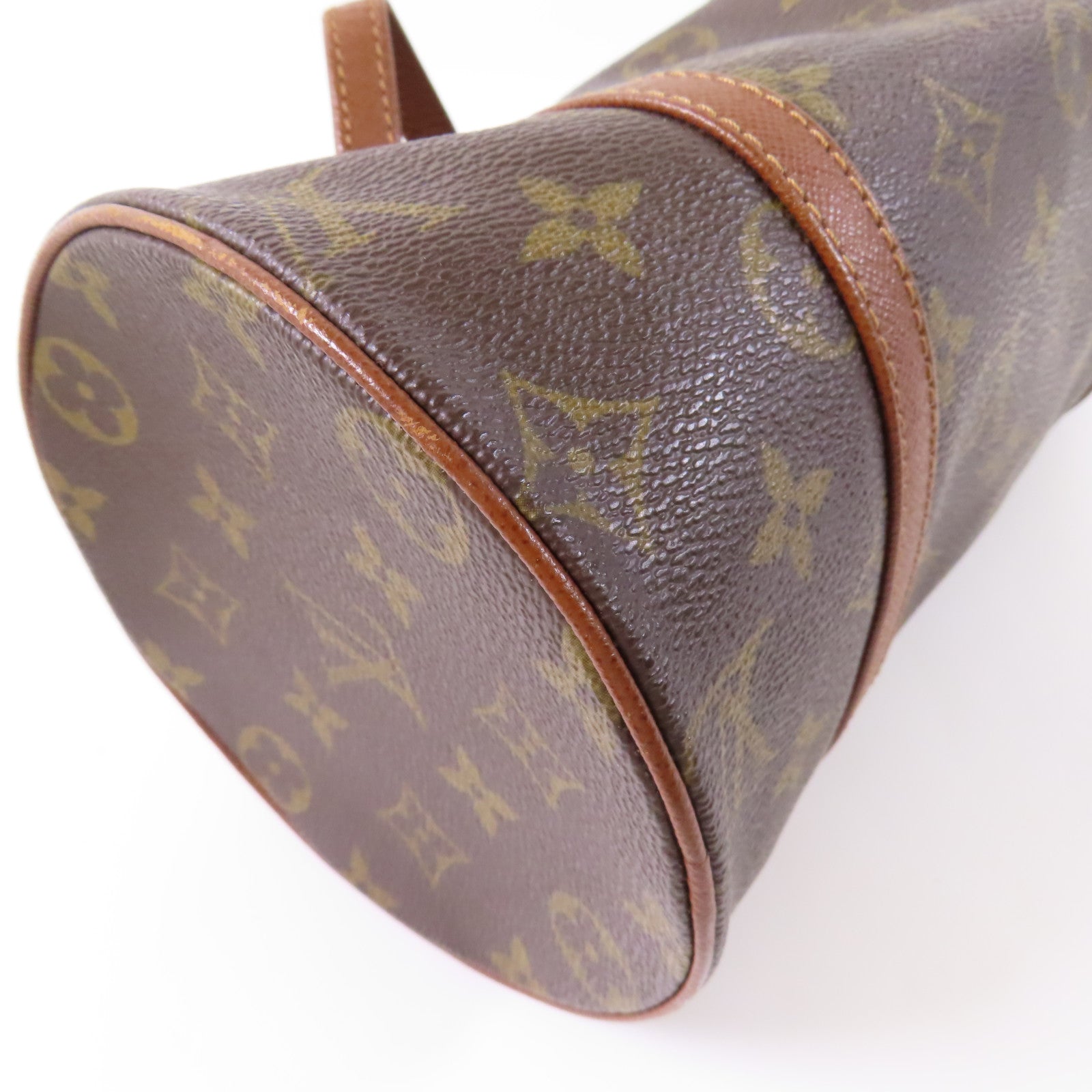 LOUIS VUITTON Monogram Papillon金扣手挽袋