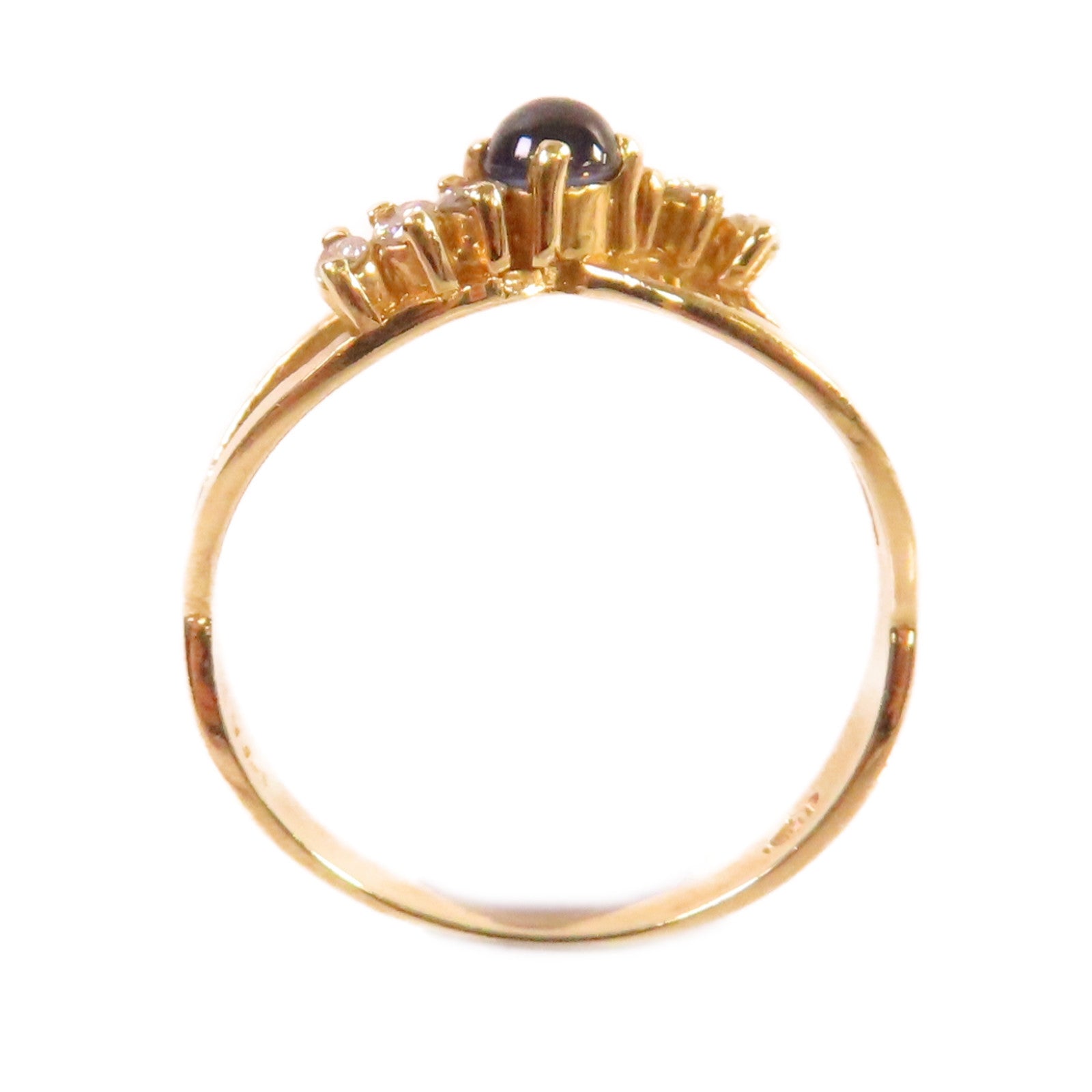 JEWELRY 【激減優惠】14K黃金/1.8g鑽石Diamond Ring0戒指US#6