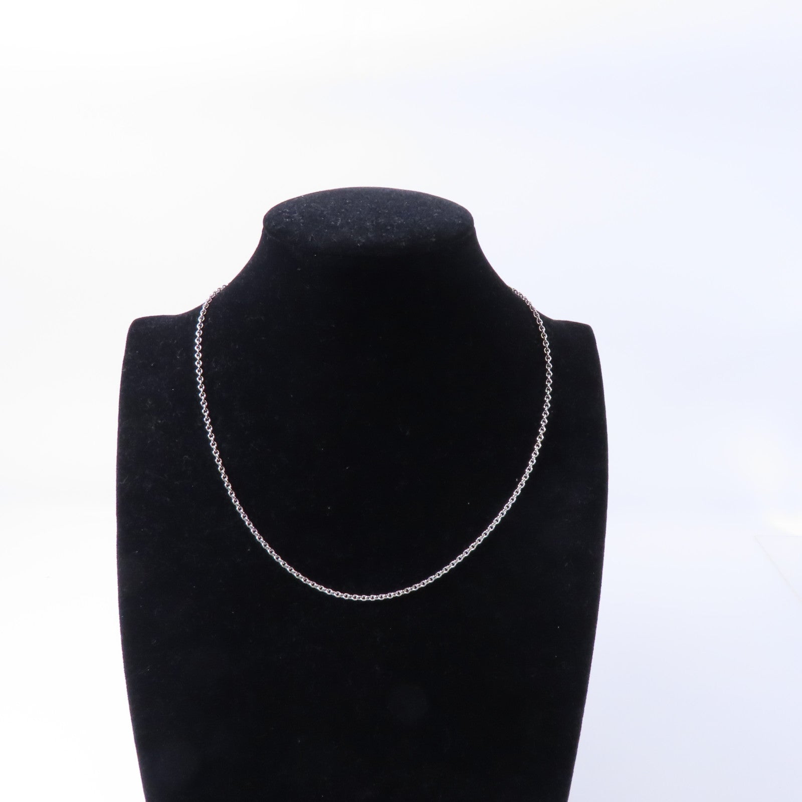 CARTIER 18K白金Chain Necklace項鍊
