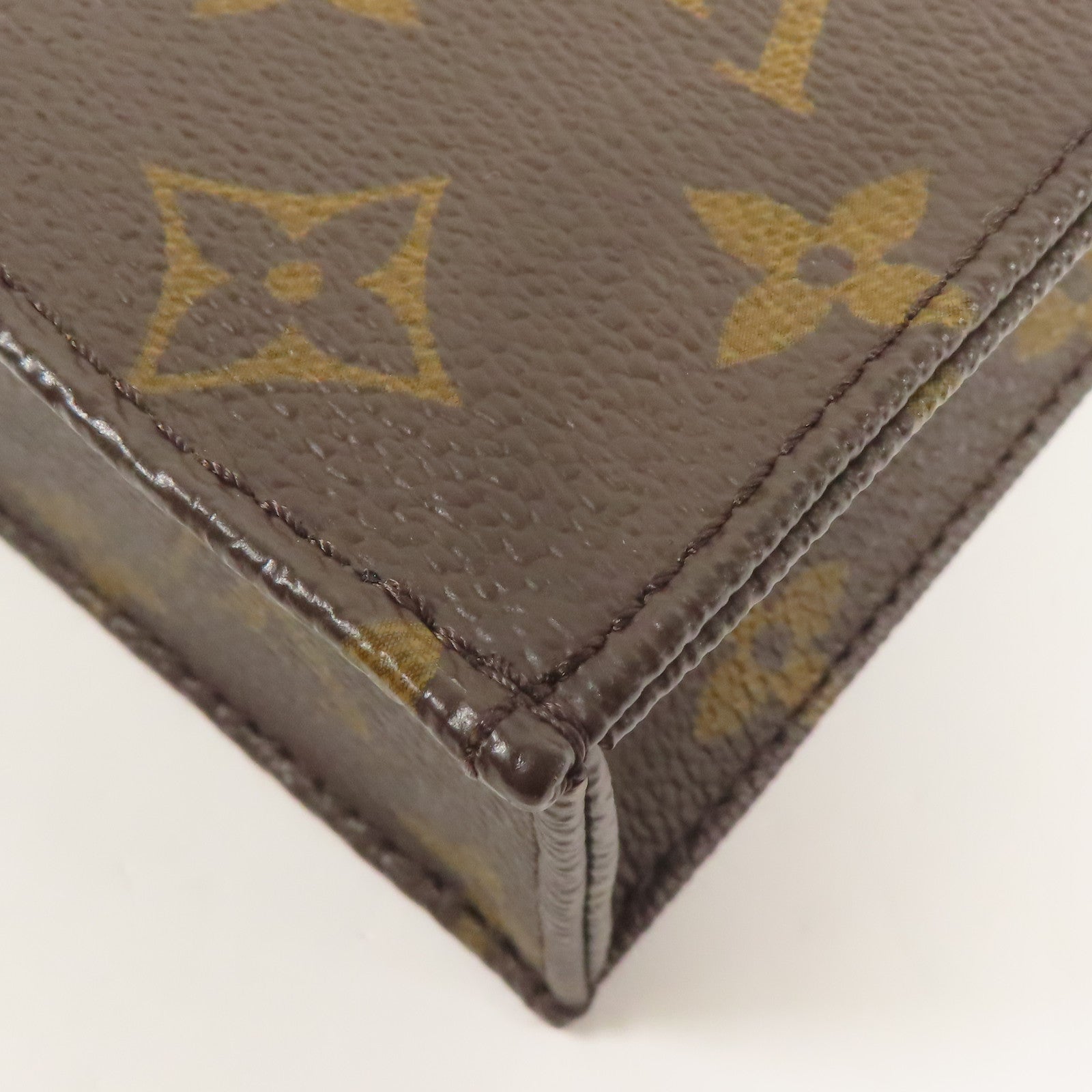 LOUIS VUITTON 【激減優惠】Monogram Petit Sac Plat金扣手挽肩背兩用袋Monogram Petit Sac Plat金扣手挽肩背兩用袋