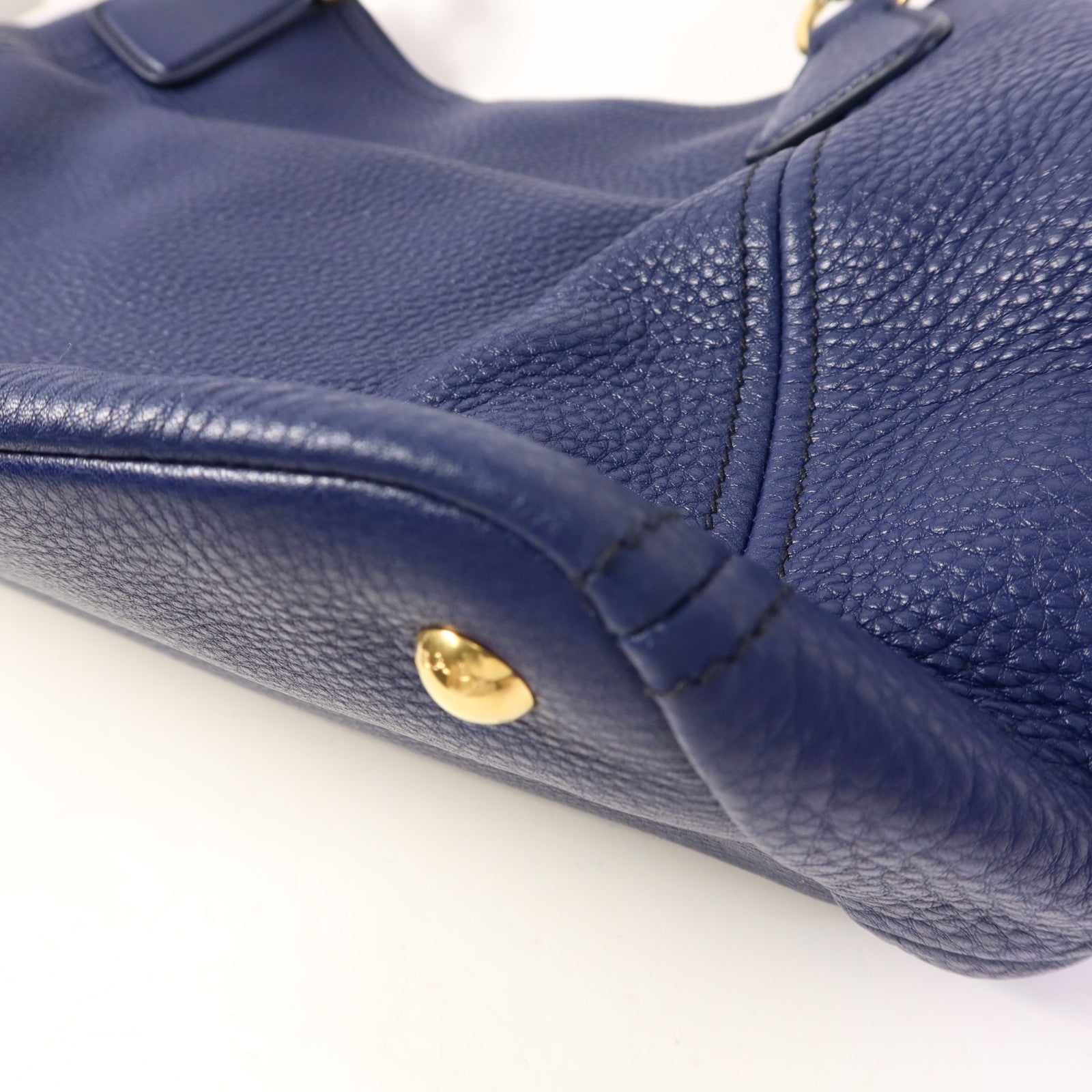 PRADA 牛皮皮革2 Way Shoulder Bag金扣手挽肩背兩用袋