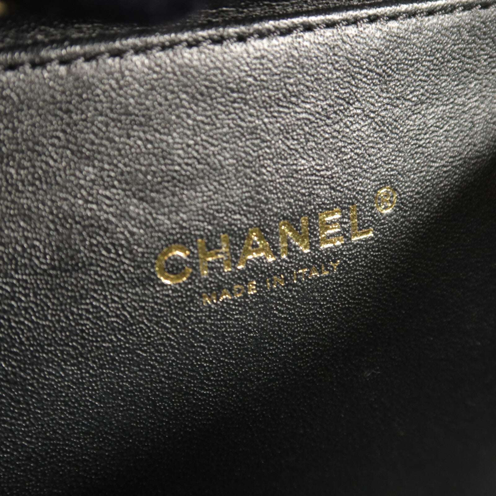 CHANEL 牛皮皮革CC Filigree Vanity Case Small手挽肩背兩用袋