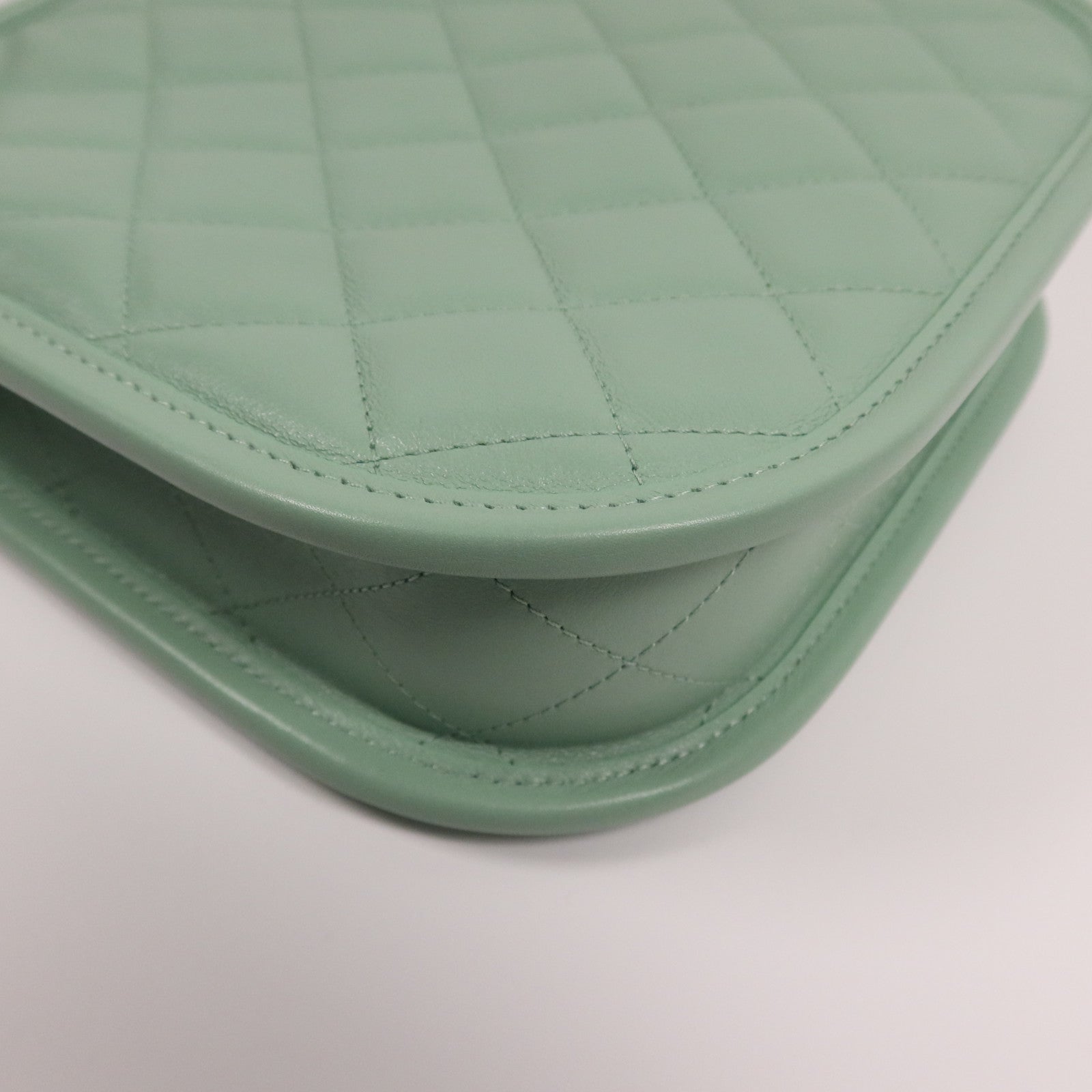 CHANEL 牛皮皮革Shoulder Bag金扣手挽肩背兩用袋