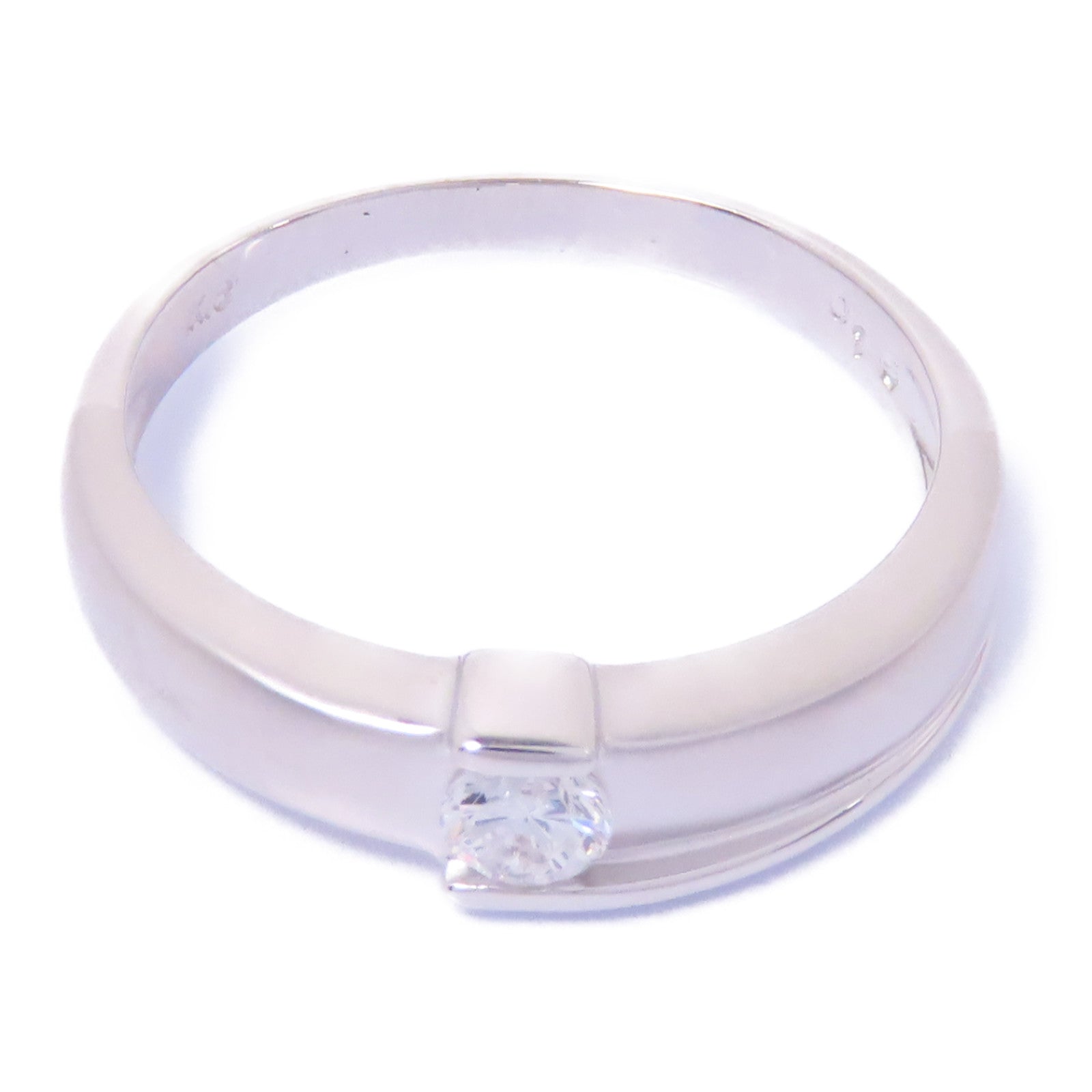 JEWELRY 18K白金Diamond Ring 0.15ct鑽石戒指US#5.75