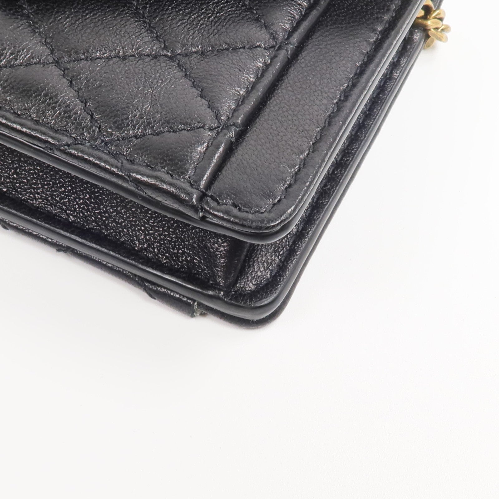 YVES SAINT LAURENT 羊皮皮革Gaby Mirco鏈帶肩背袋
