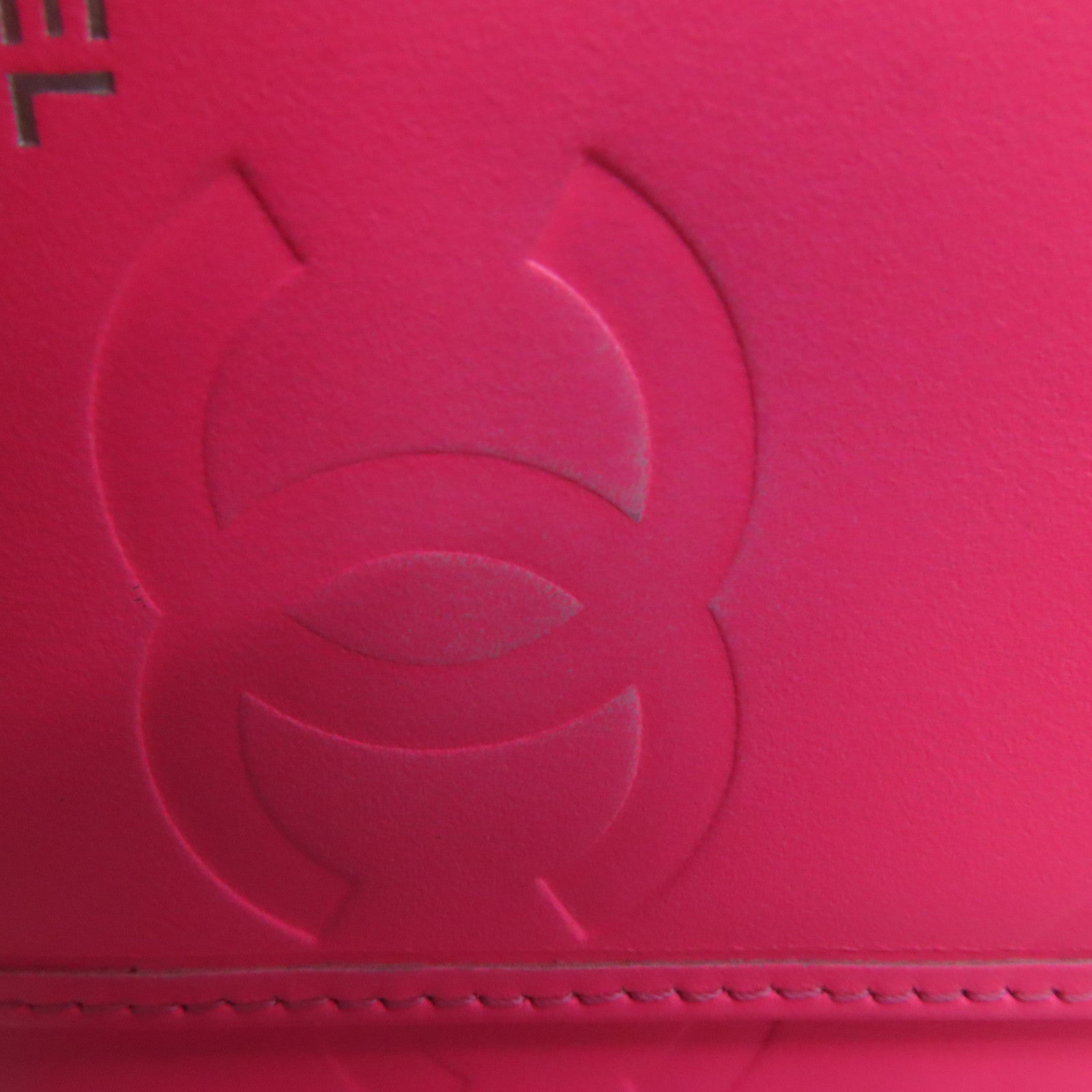 CHANEL 菱格牛皮皮革Combon Wallet钱包黑色