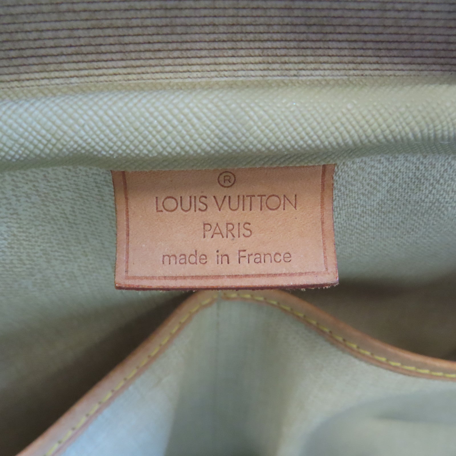 LOUIS VUITTON 【激減優惠】Monogram Deauville GM金扣手挽袋啡色