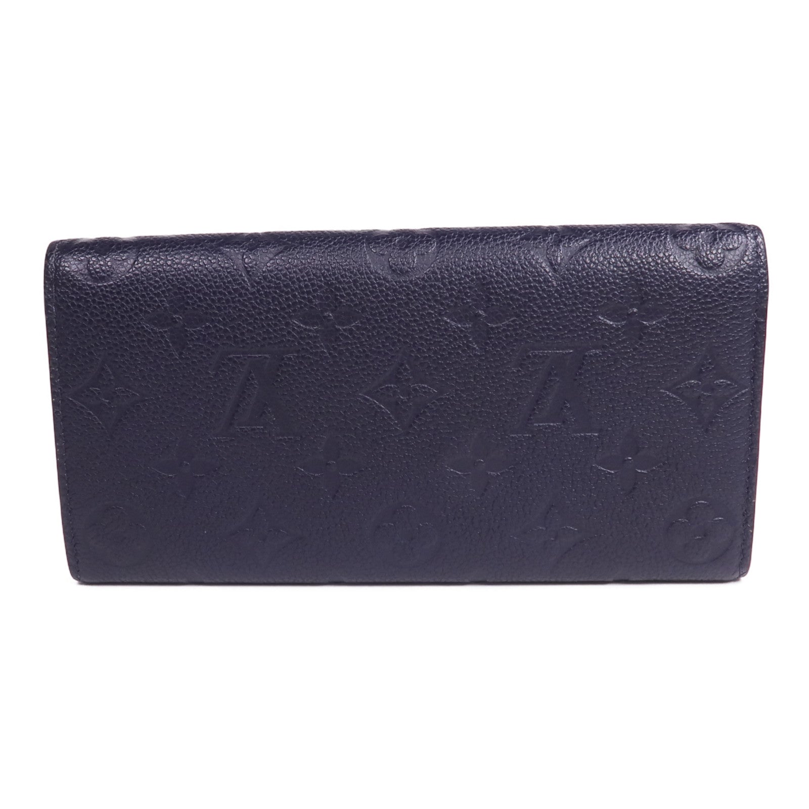 LOUIS VUITTON Monogram Empreinte Emilie金扣長財布