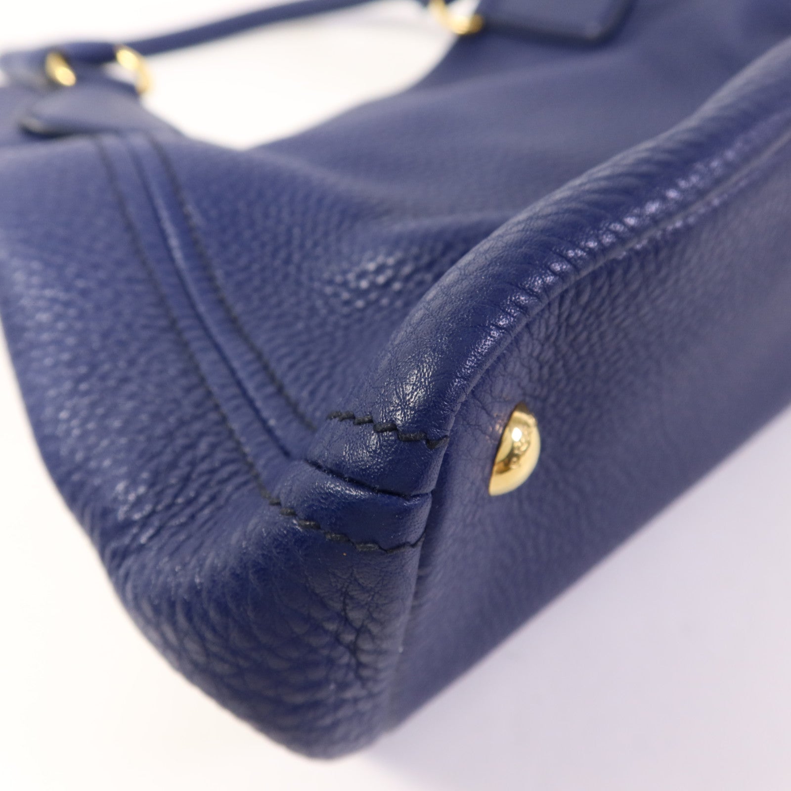 PRADA 牛皮皮革2 Way Shoulder Bag金扣手挽肩背兩用袋