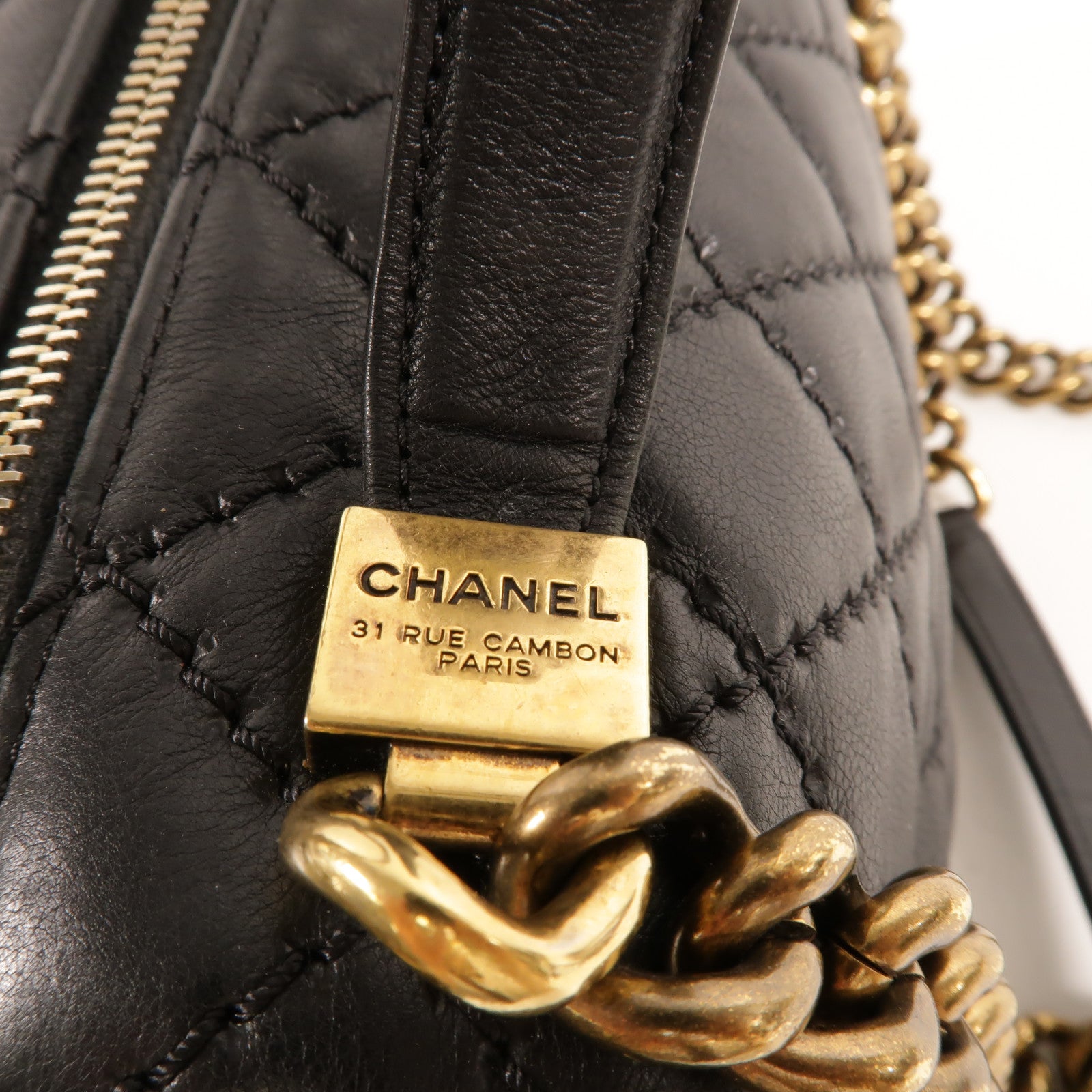 CHANEL 牛皮皮革2way Shoulder手挽肩背兩用袋