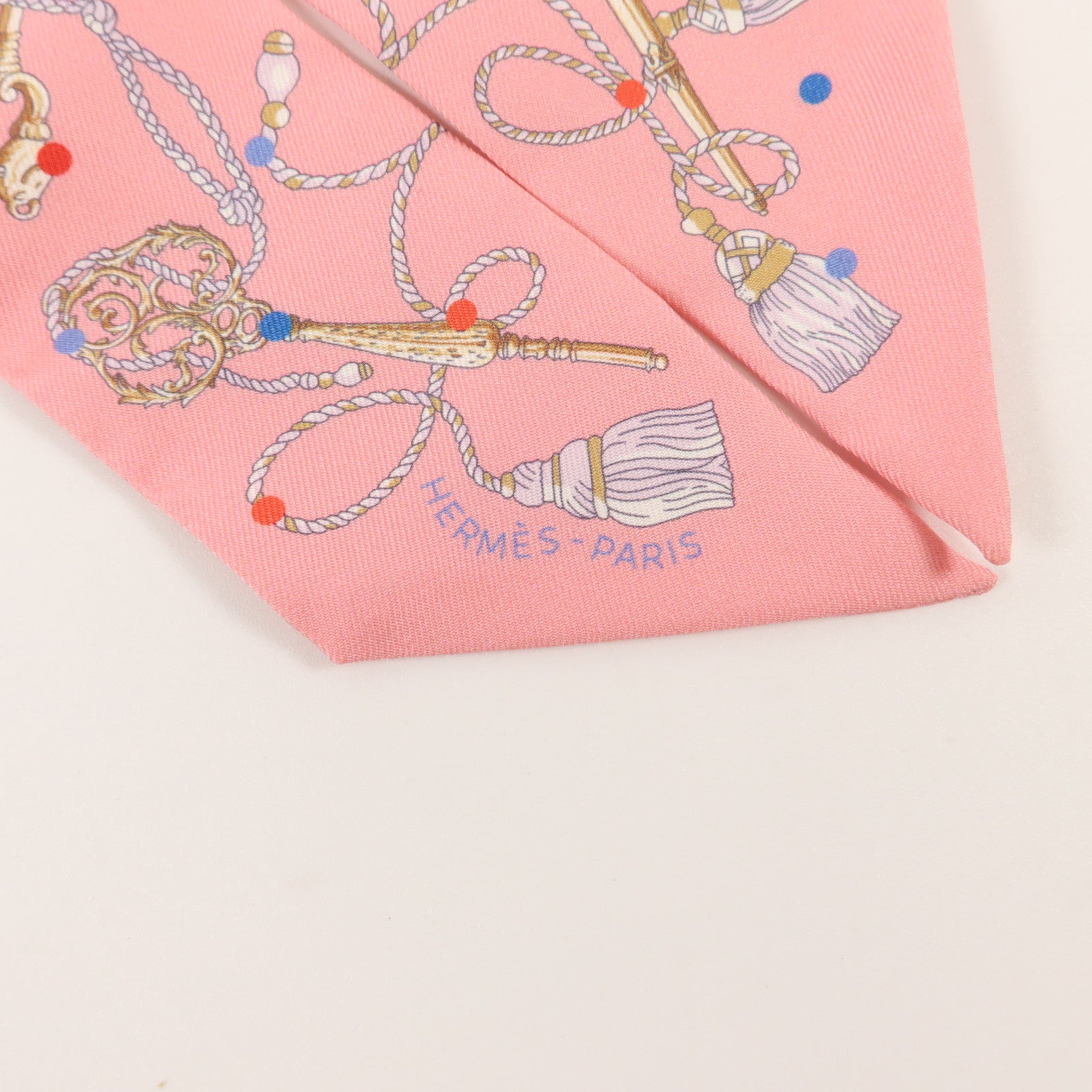 HERMES 絲質Twilly絲巾