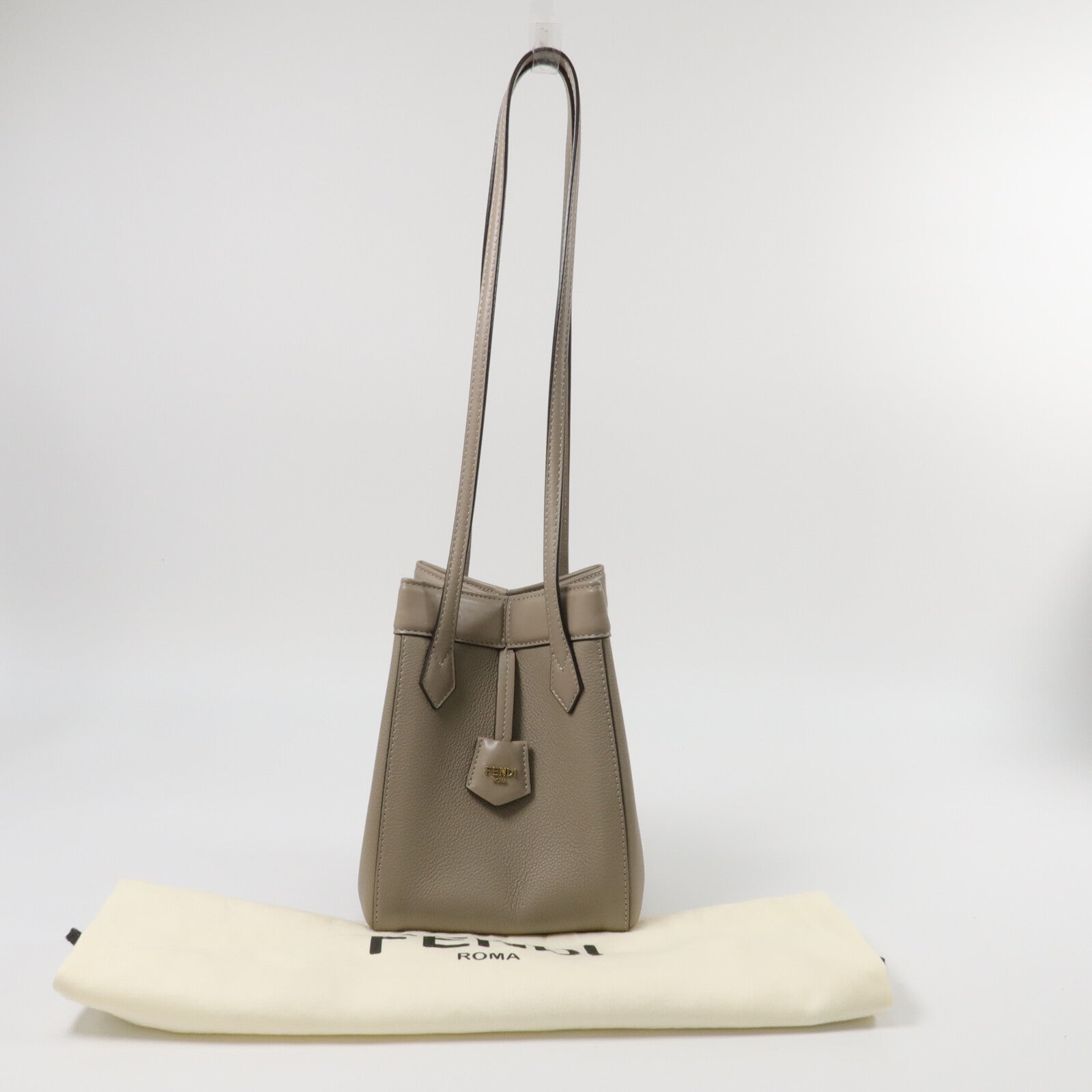 FENDI 牛皮皮革Origami Mini肩背袋