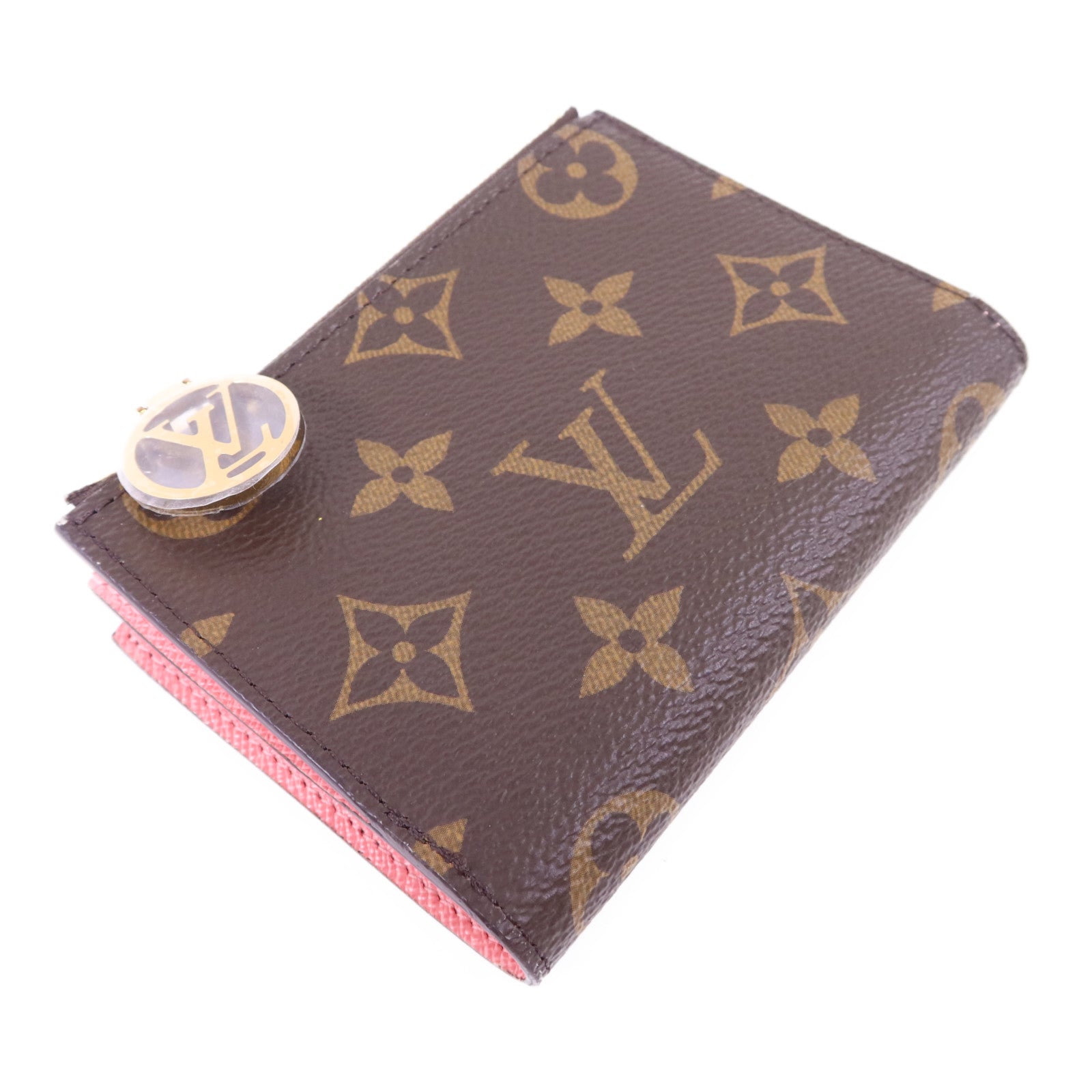 LOUIS VUITTON Monogram Lisa Wallet金扣錢包