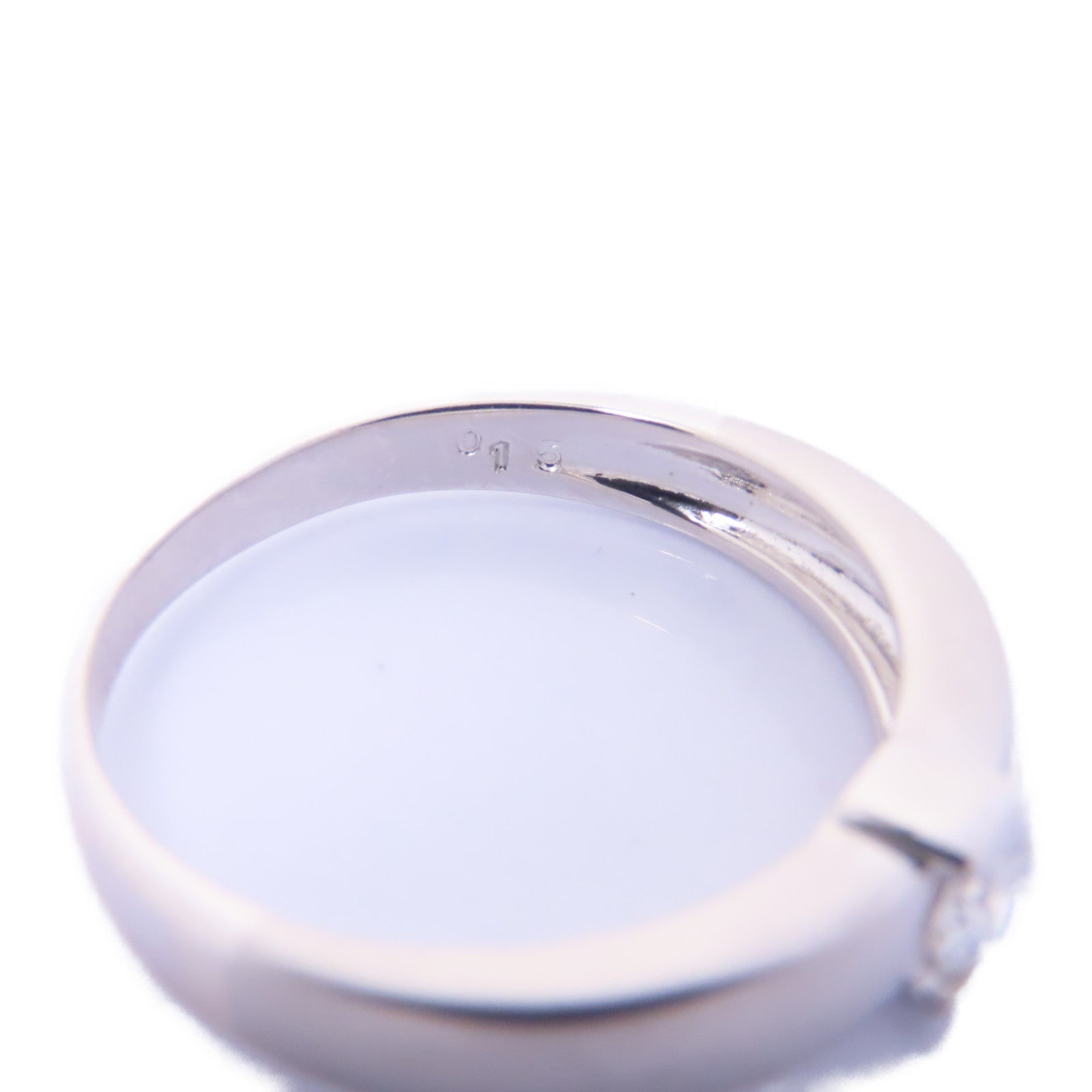 JEWELRY 18K白金Diamond Ring 0.15ct鑽石戒指US#5.75