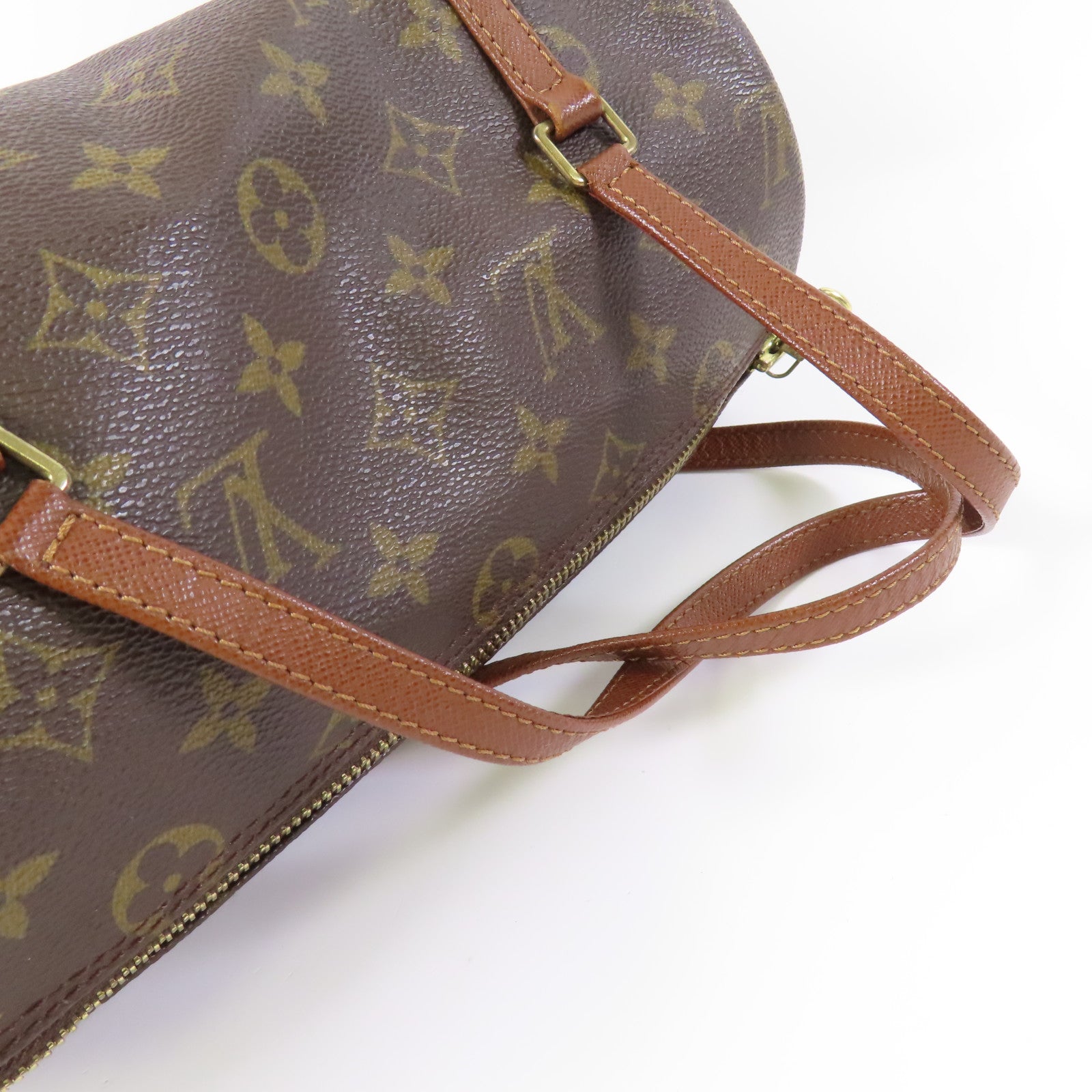LOUIS VUITTON Monogram Papillon金扣手挽袋