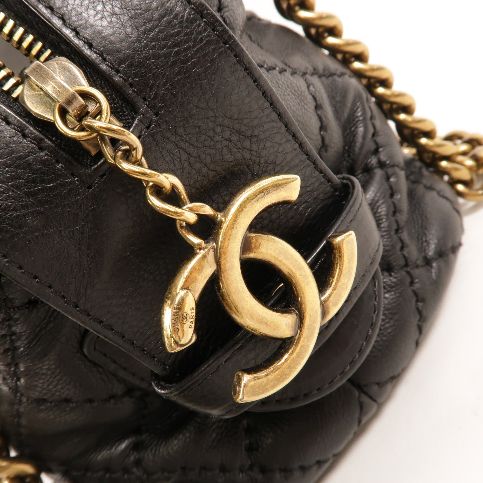 CHANEL 牛皮皮革2way Shoulder手挽肩背兩用袋
