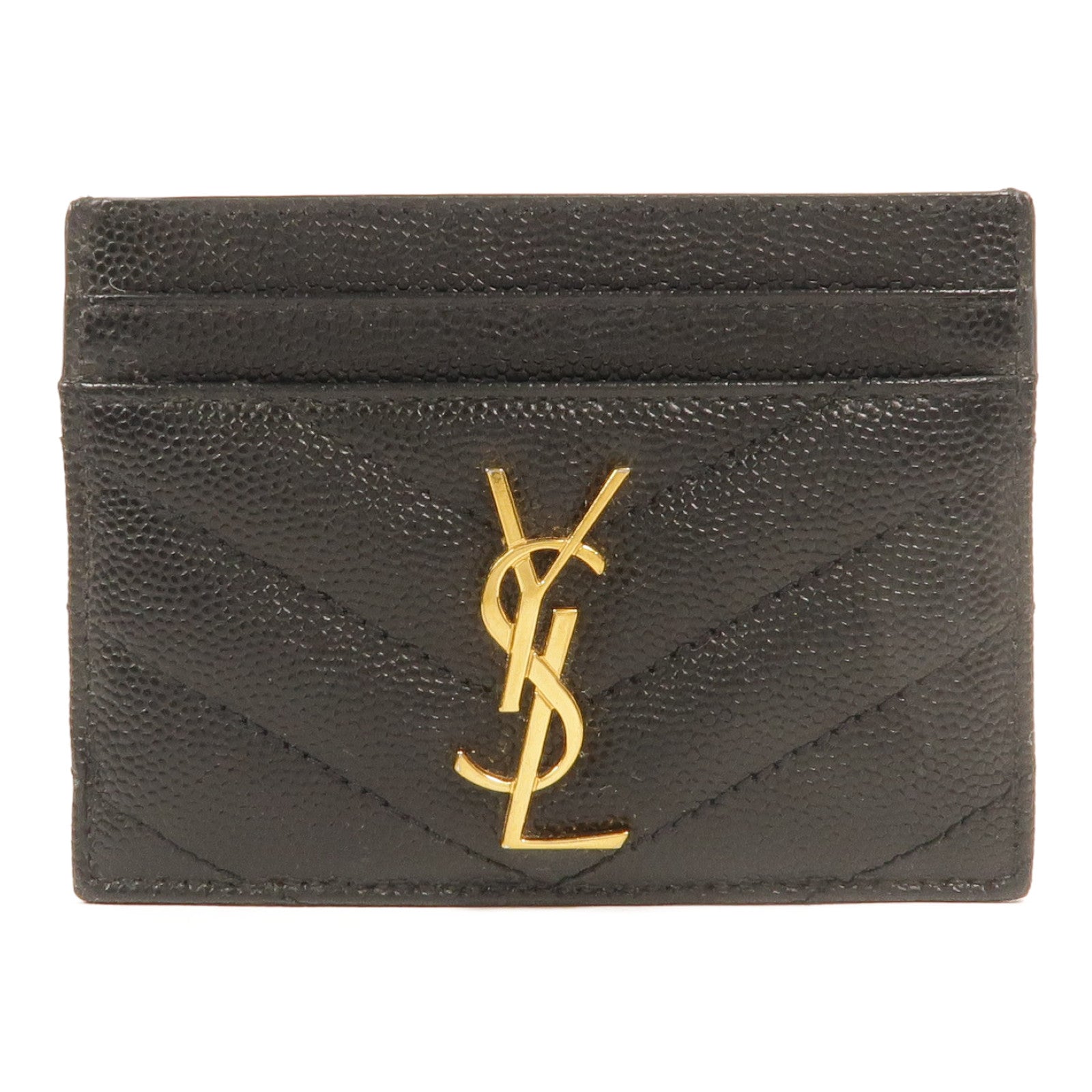 SAINT LAURENT 牛皮皮革Cassandre Matelasse卡片套