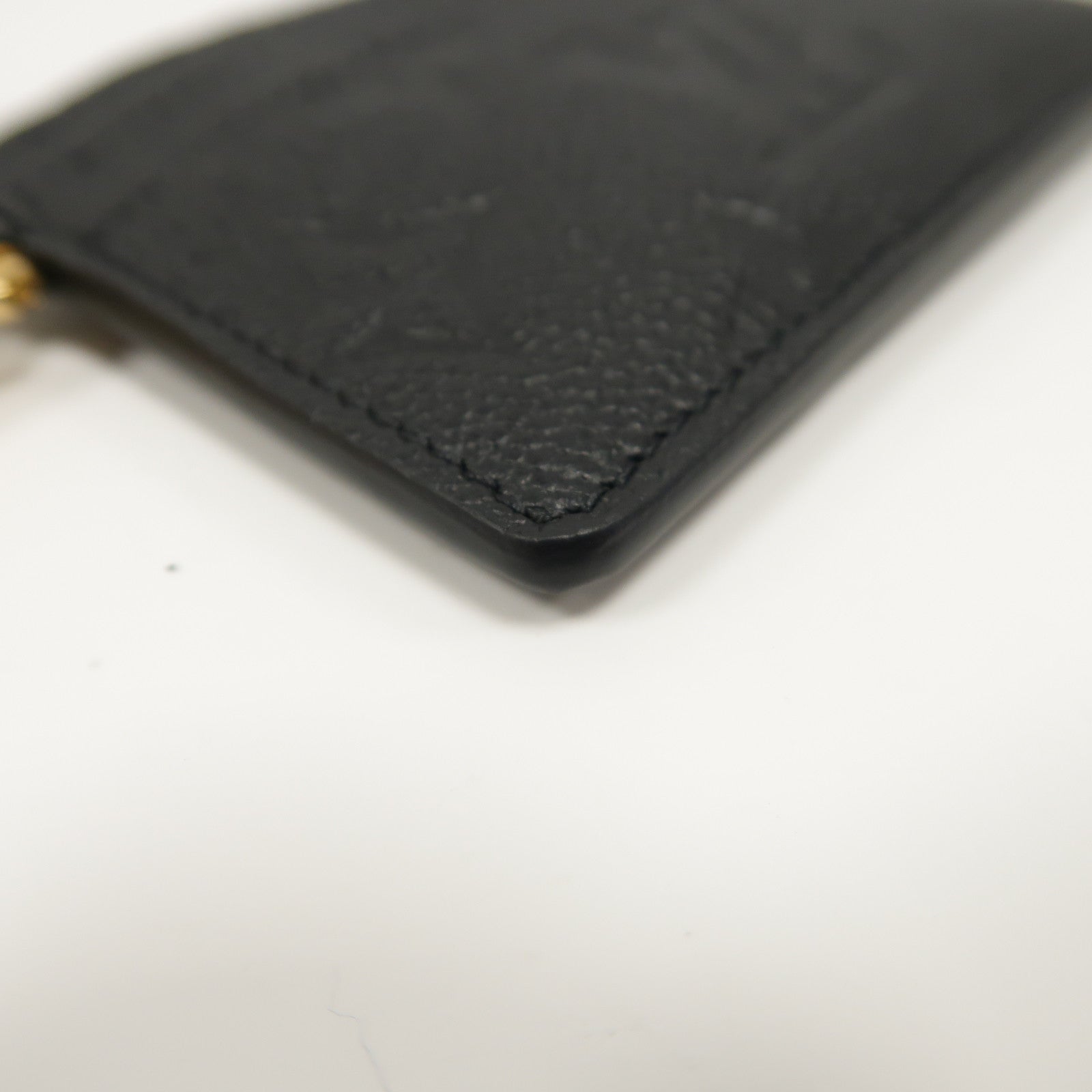 LOUIS VUITTON Monogram Empreinte Card Case金扣卡片套黑色