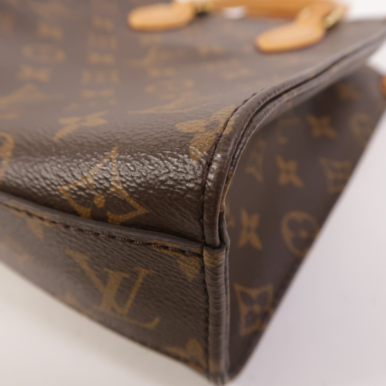 LOUIS VUITTON Monogram Sac Plat BB手挽肩背兩用袋