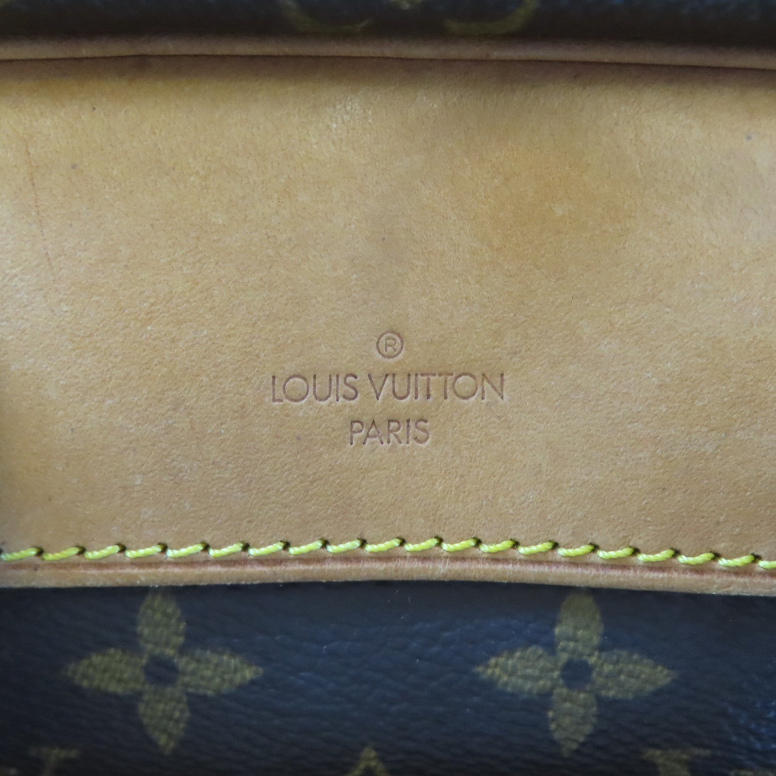 LOUIS VUITTON 【激減優惠】Monogram Deauville GM金扣手挽袋啡色