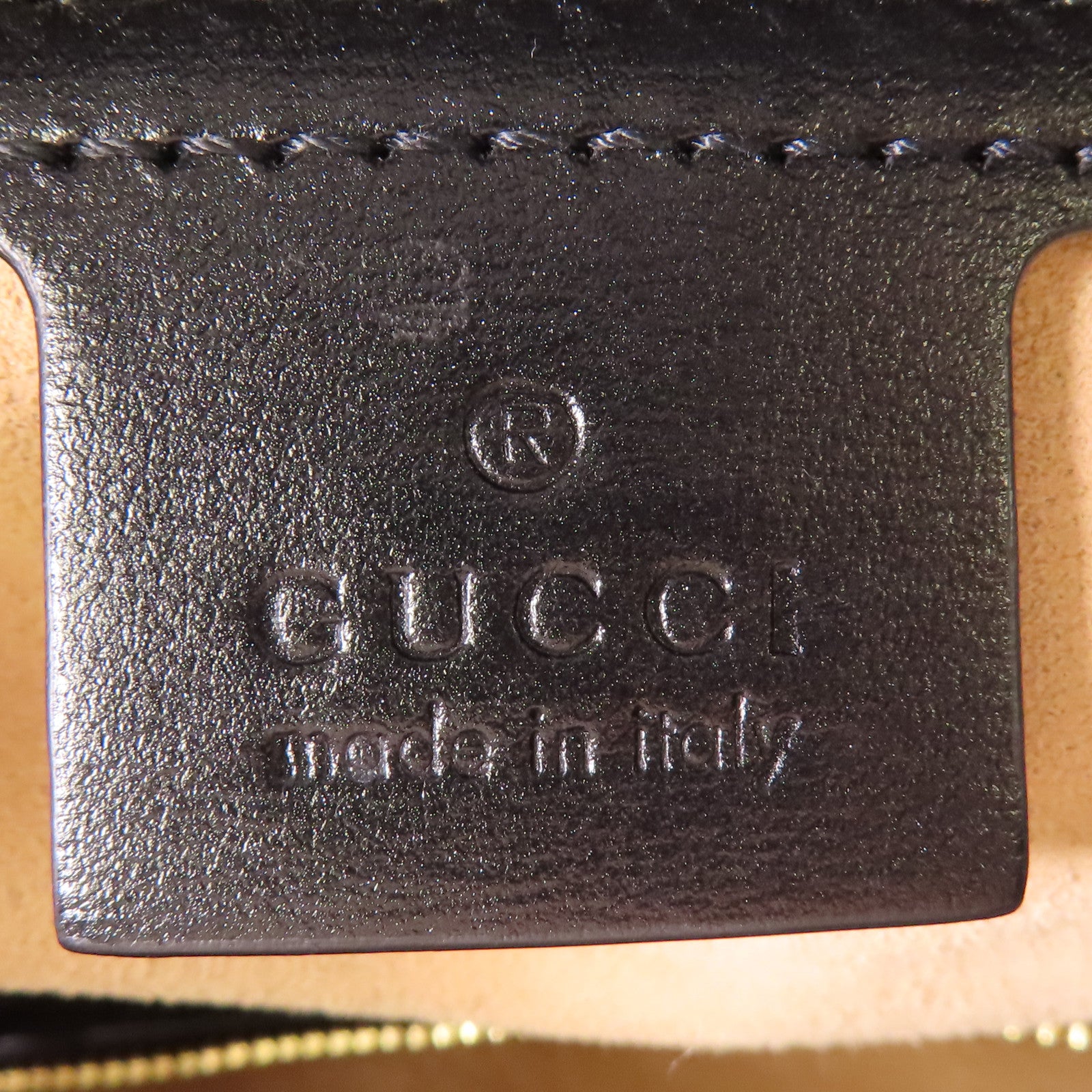 GUCCI 【激減優惠】牛皮皮革Jackie Leather Top金扣手挽肩背兩用