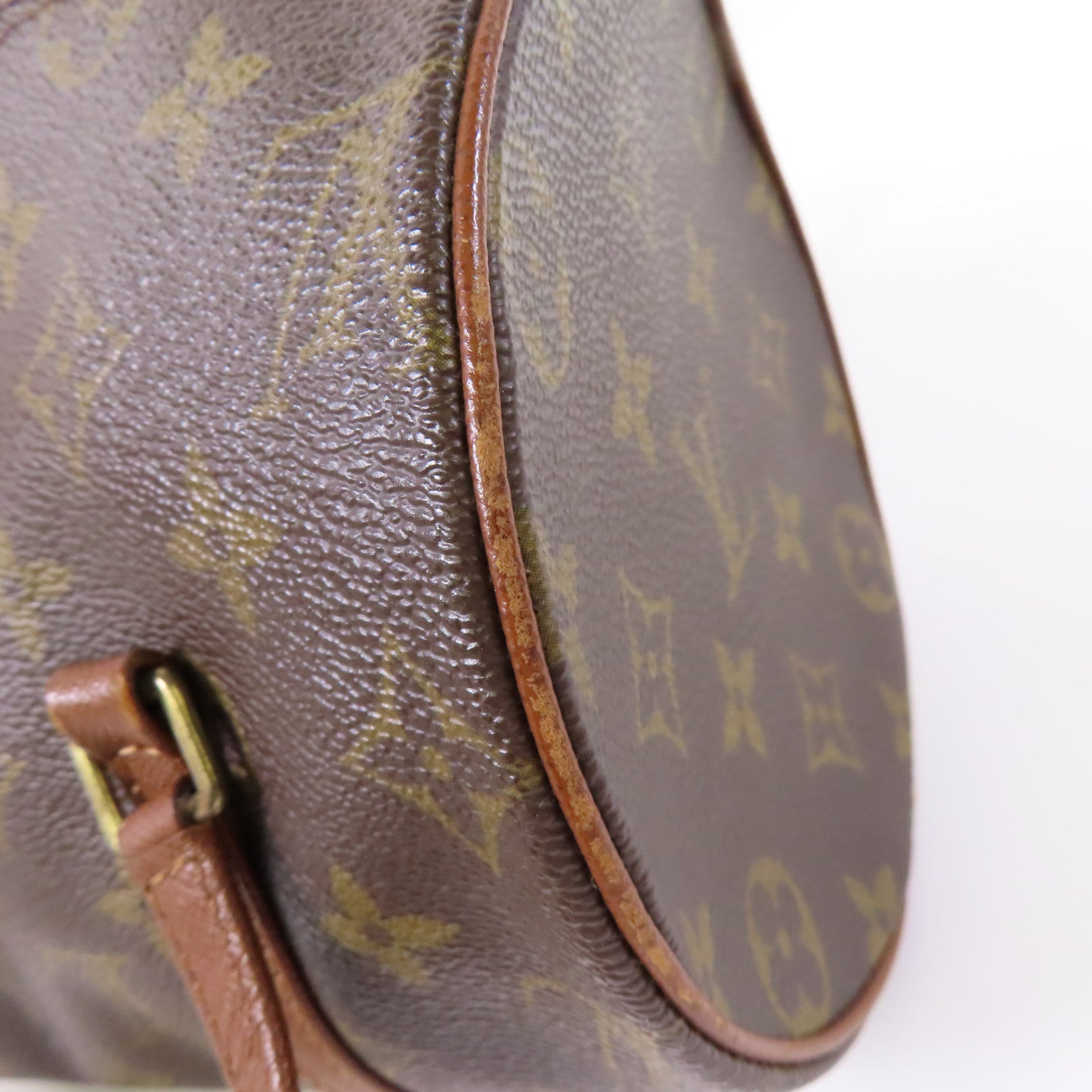 LOUIS VUITTON Monogram Papillon金扣手挽袋