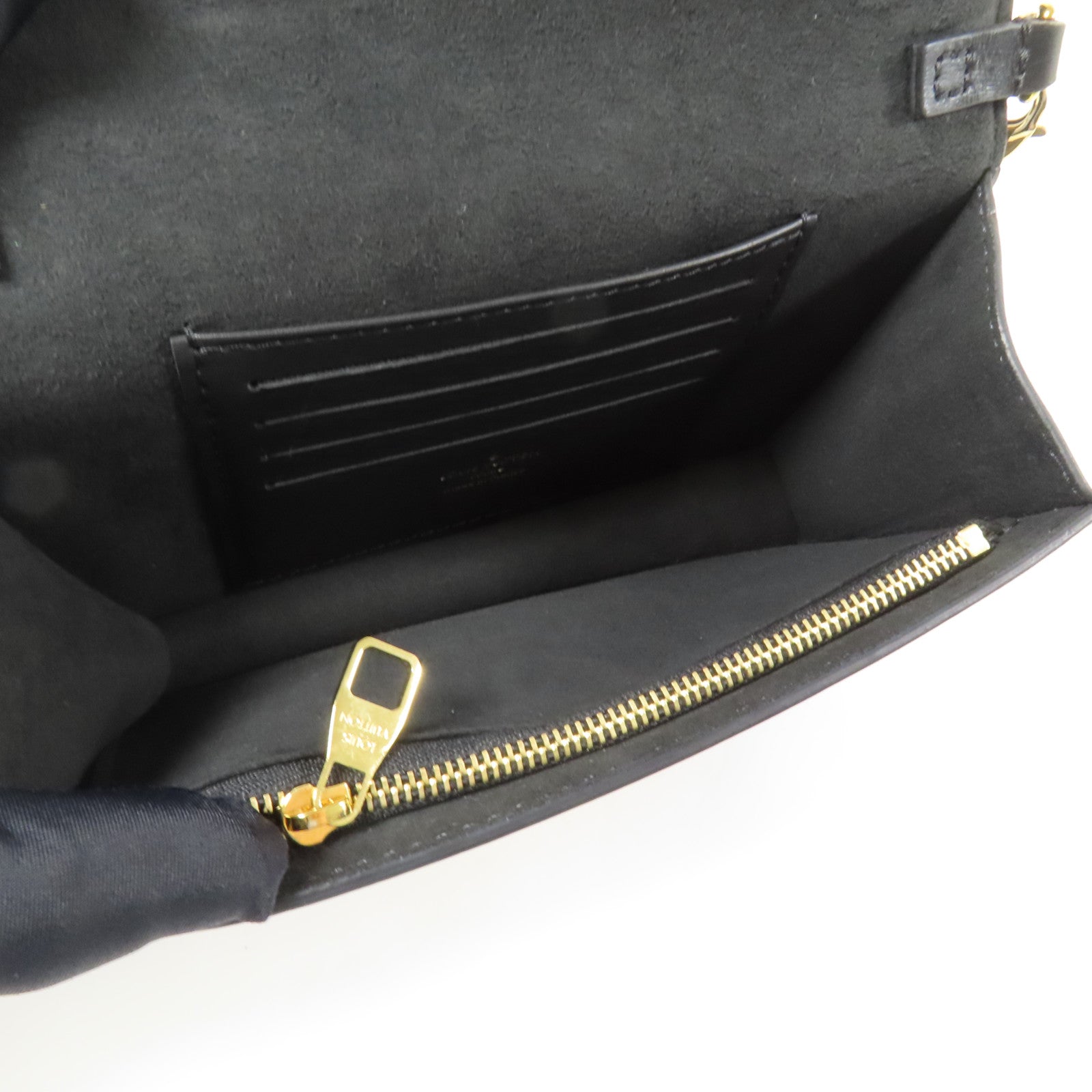 LOUIS VUITTON Monogram Jacquard Since 1854 Dauphine Chain Wallet金扣鏈帶肩背袋