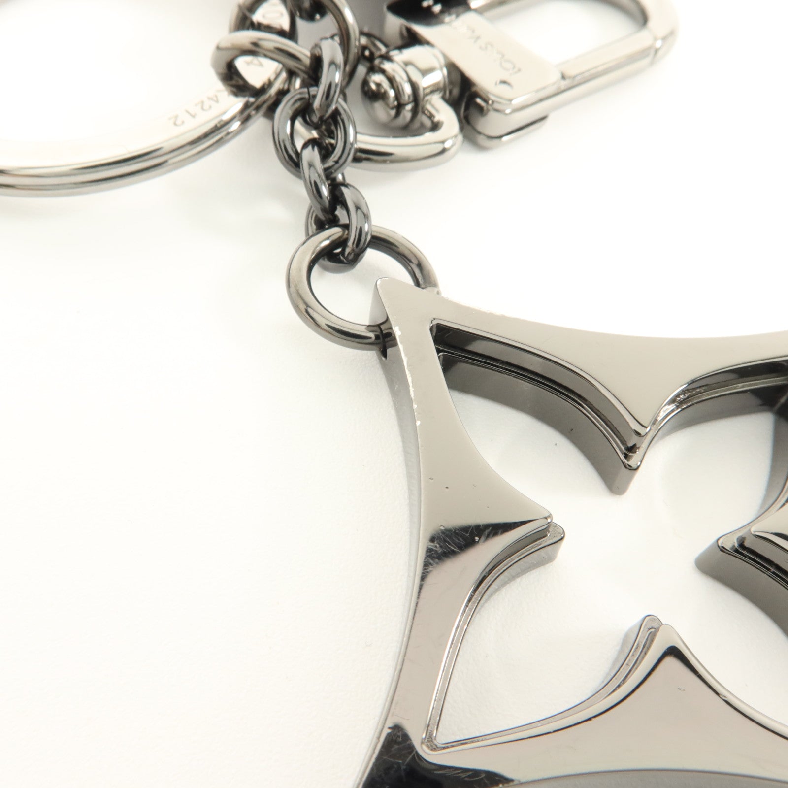 LOUIS VUITTON Monogram Eclipse/金屬Charm掛飾