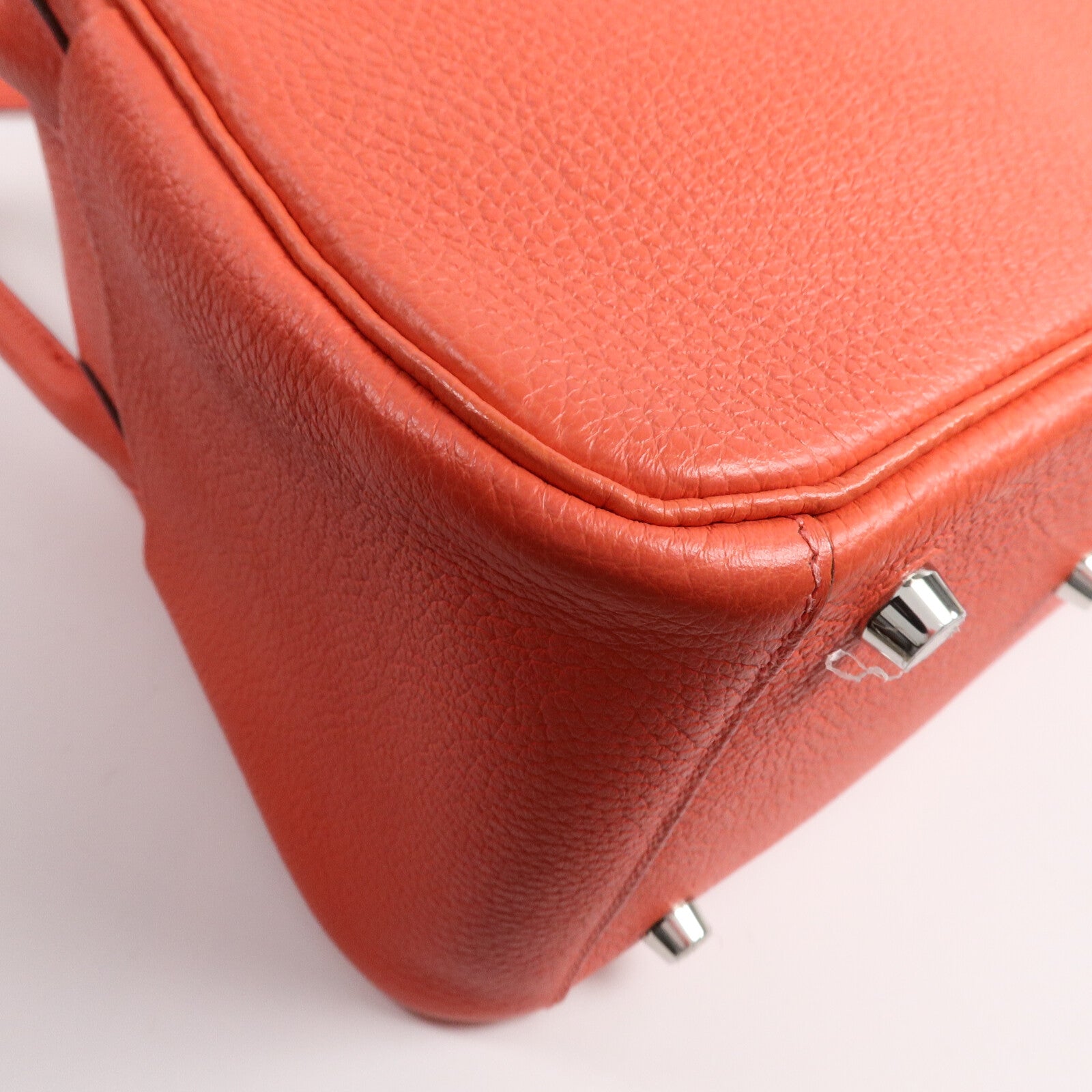 HERMES Clemence皮革Lindy 26手挽肩背兩用袋Rose Jaipur