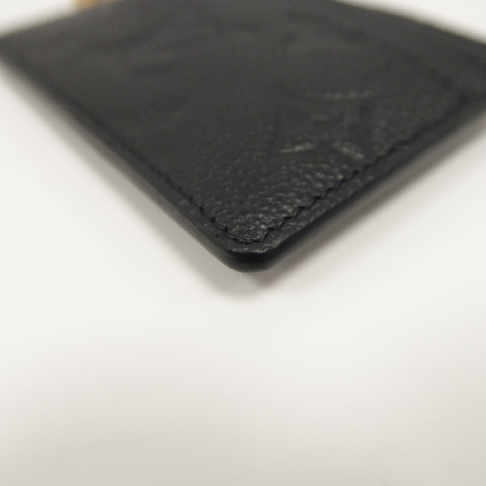 LOUIS VUITTON Monogram Empreinte Card Case金扣卡片套黑色