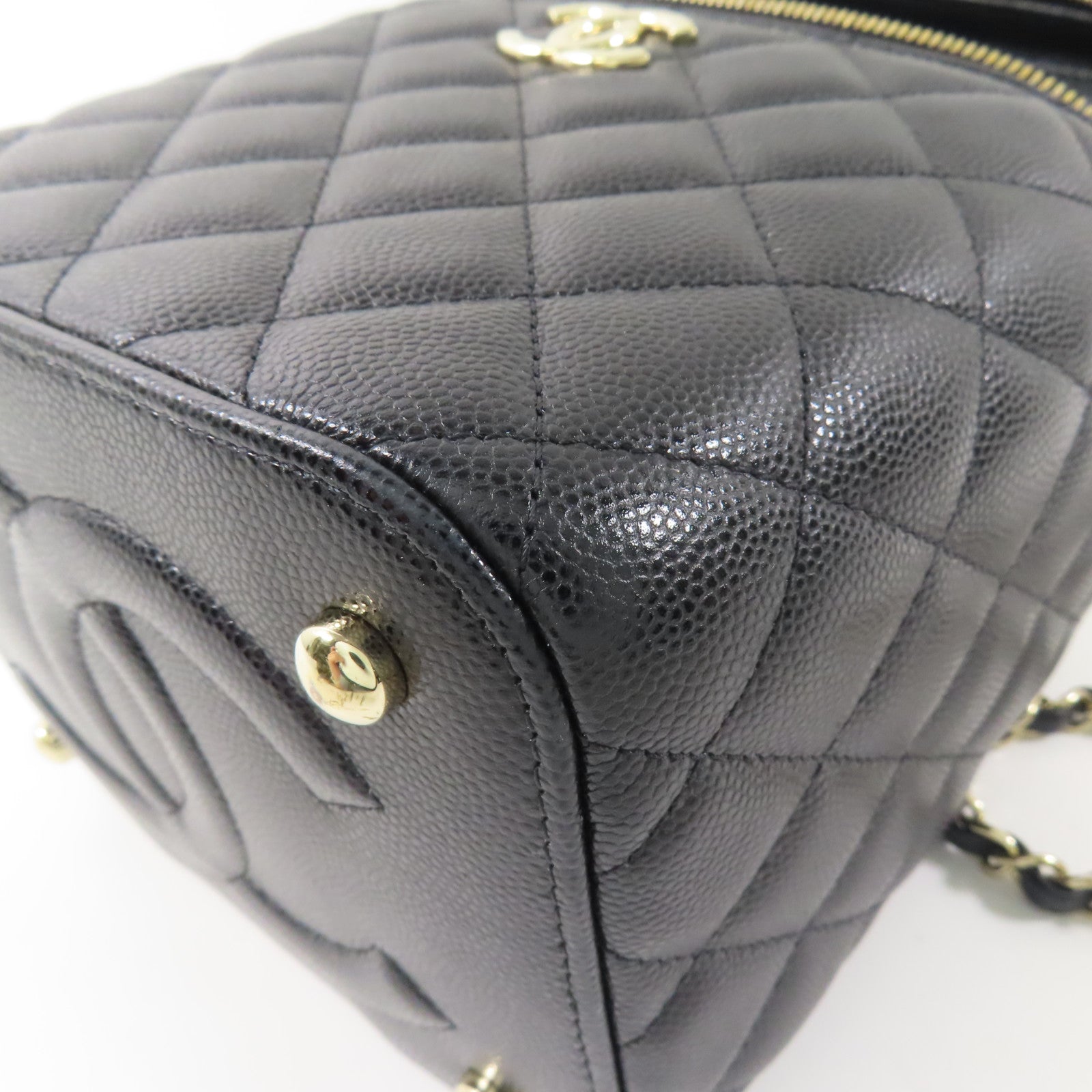 CHANEL 【激減優惠】牛皮皮革Vanity Bag手挽肩背兩用袋