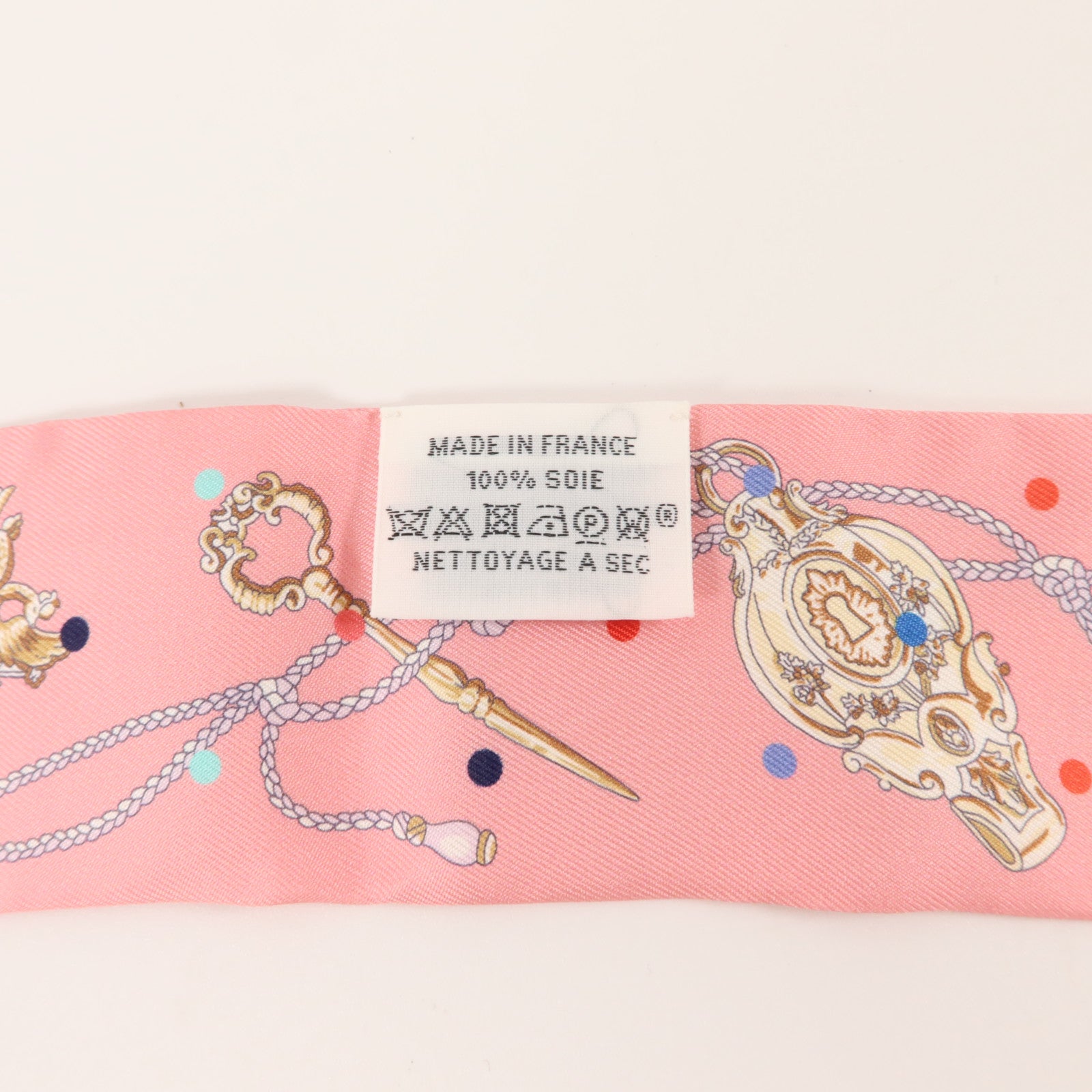 HERMES 絲質Twilly絲巾