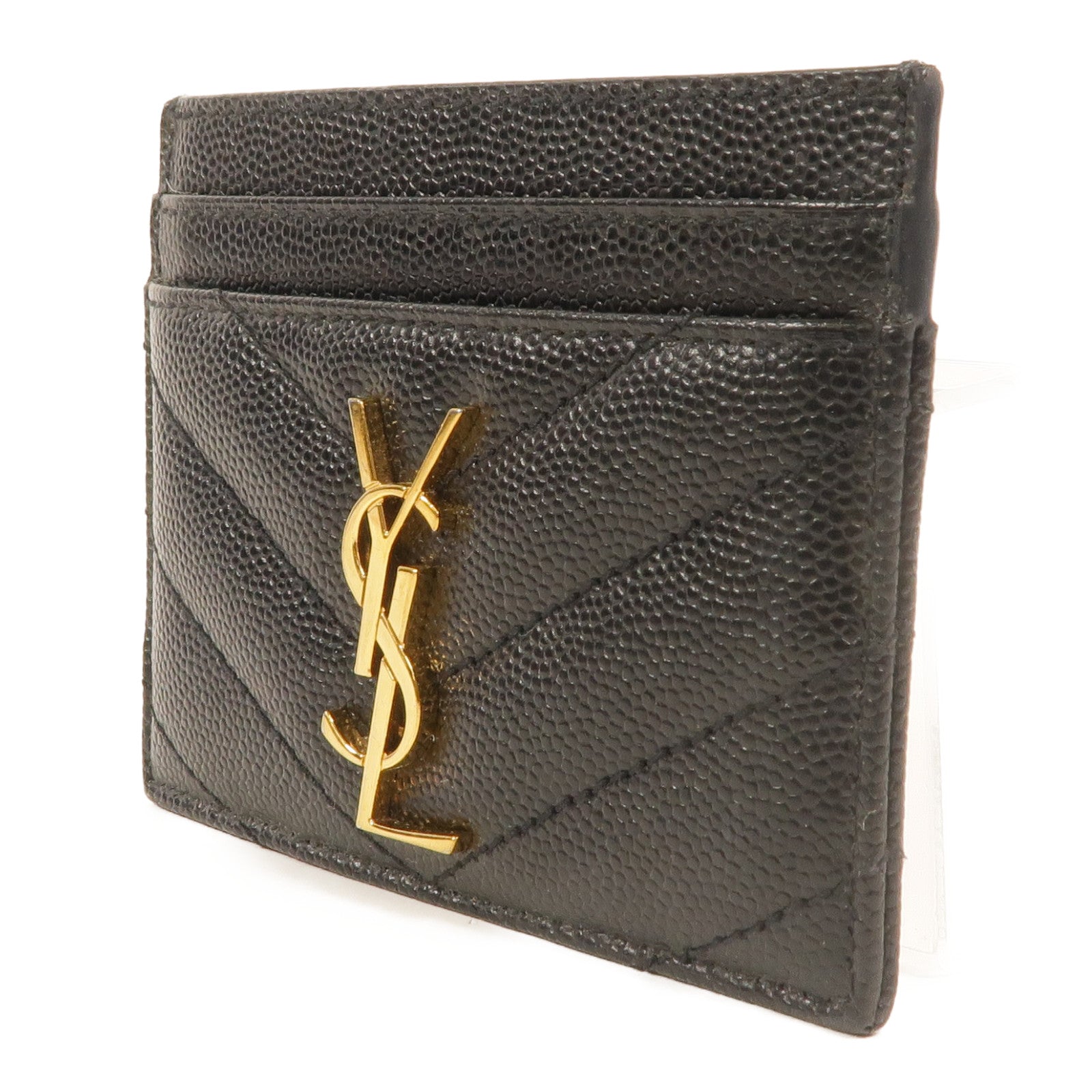 SAINT LAURENT 牛皮皮革Cassandre Matelasse卡片套