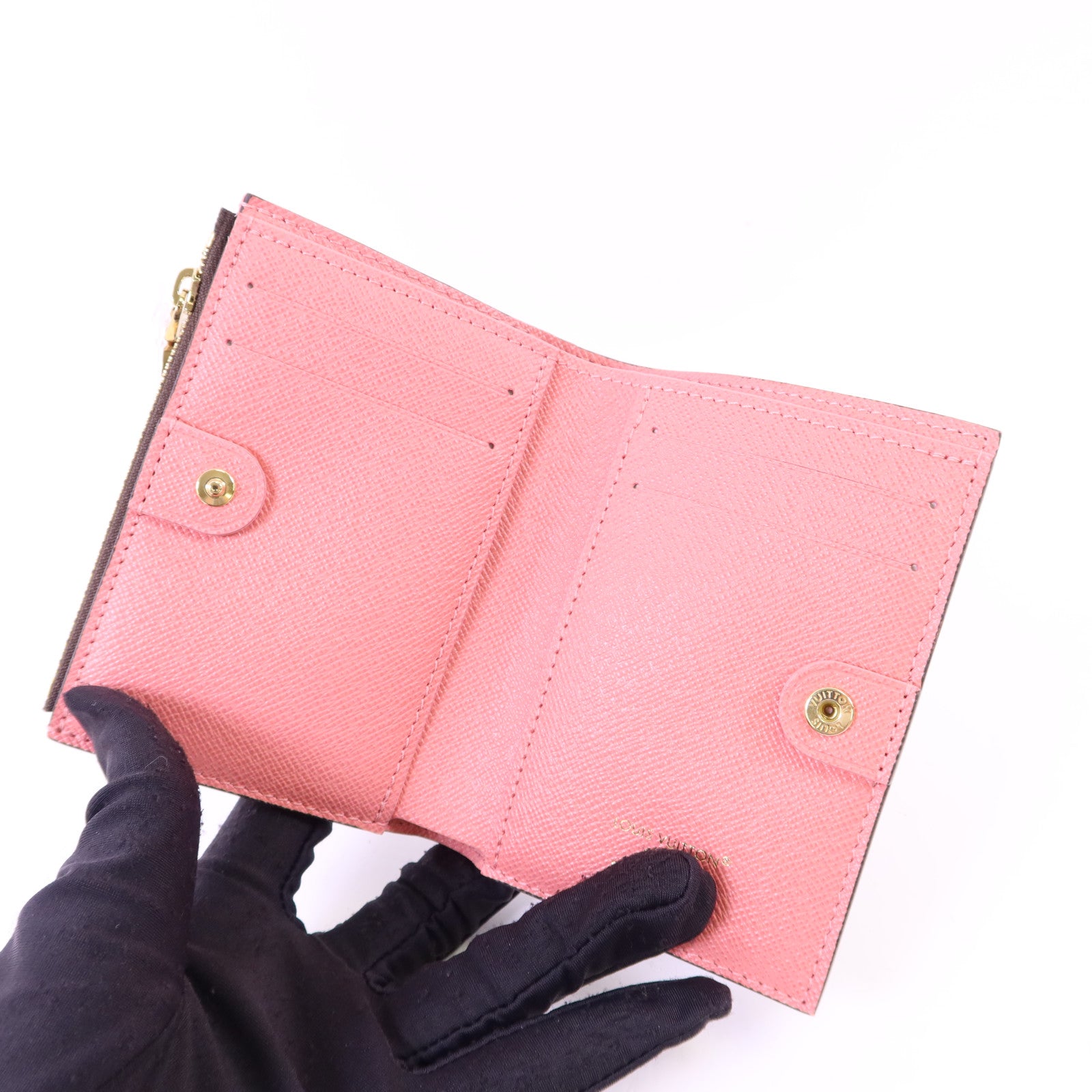 LOUIS VUITTON Monogram Lisa Wallet金扣錢包