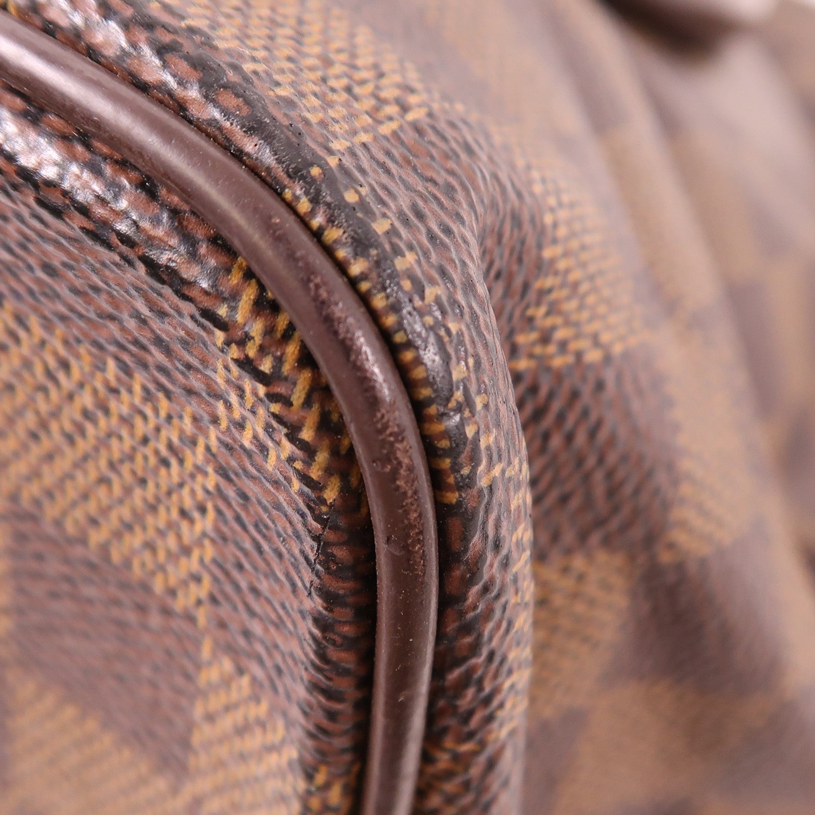 LOUIS VUITTON Damier Saleya MM金扣肩背袋/手挽袋