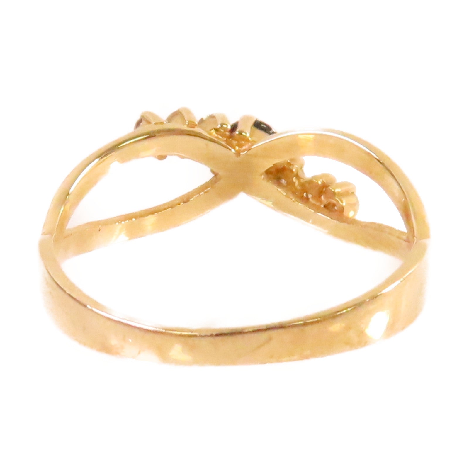 JEWELRY 【激減優惠】14K黃金/1.8g鑽石Diamond Ring0戒指US#6
