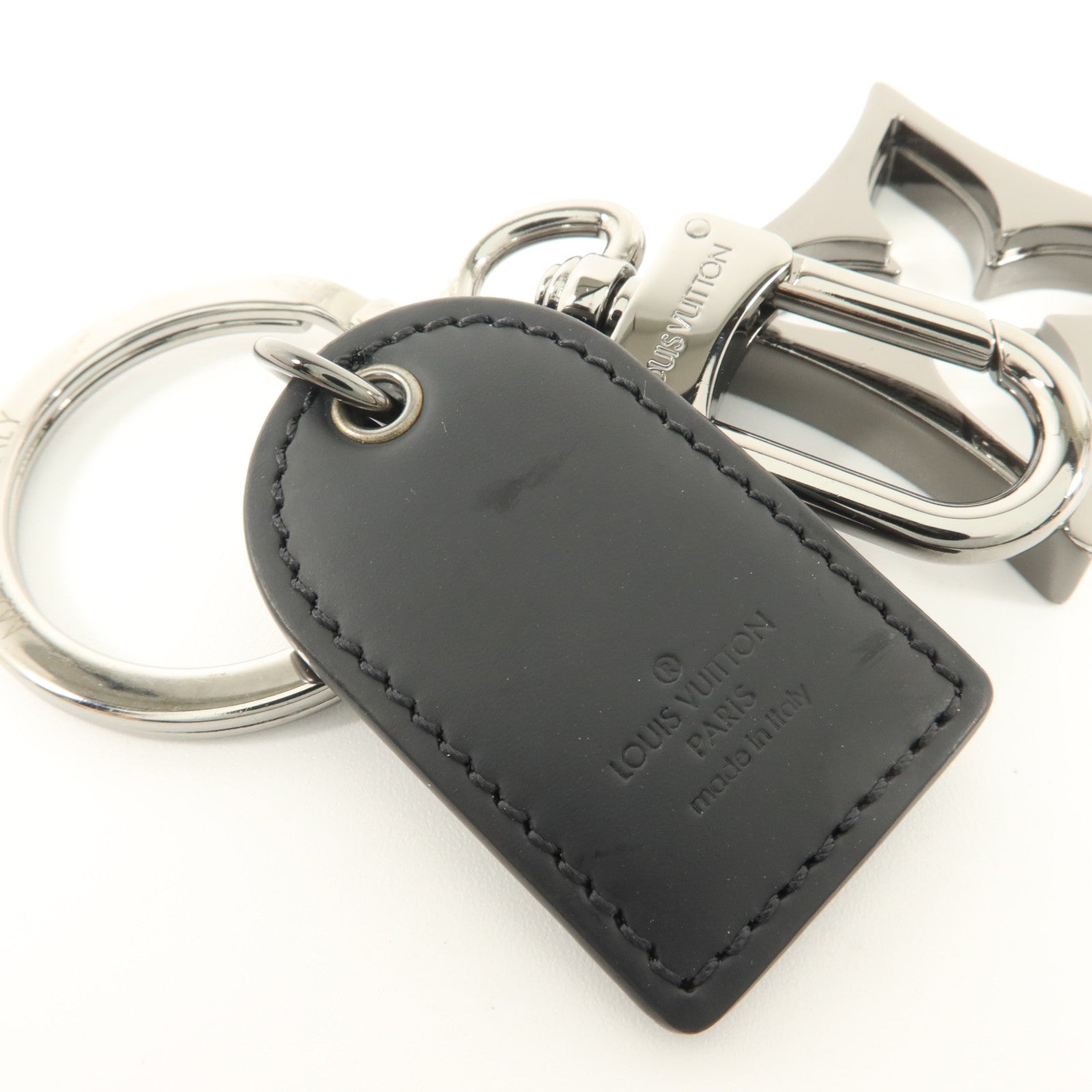 LOUIS VUITTON Monogram Eclipse/金屬Charm掛飾