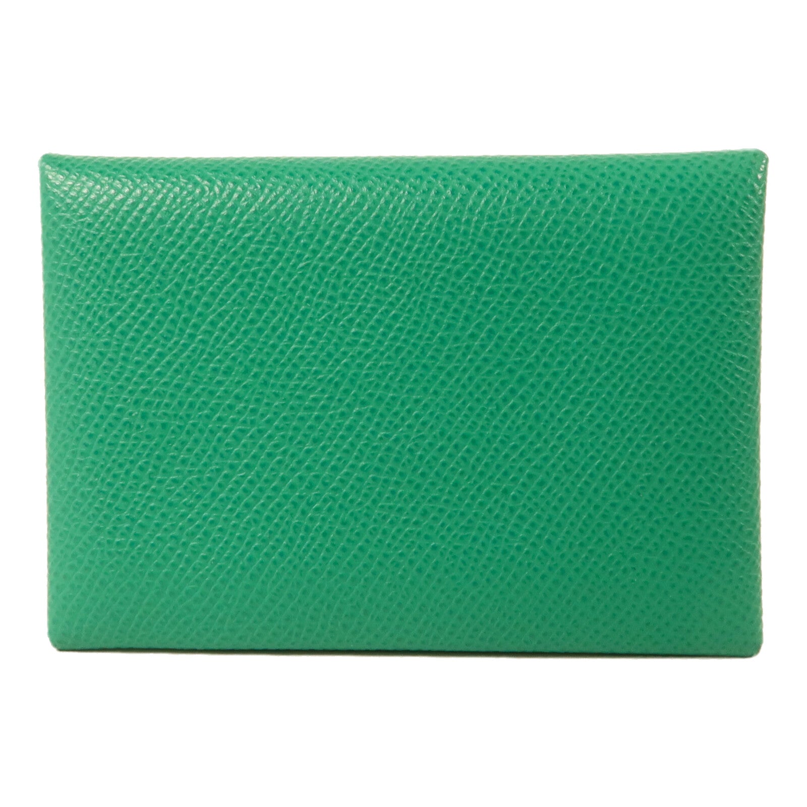 HERMES Epsom皮革Calvi Duo Compact Card Holder卡片套Vert Vertigo