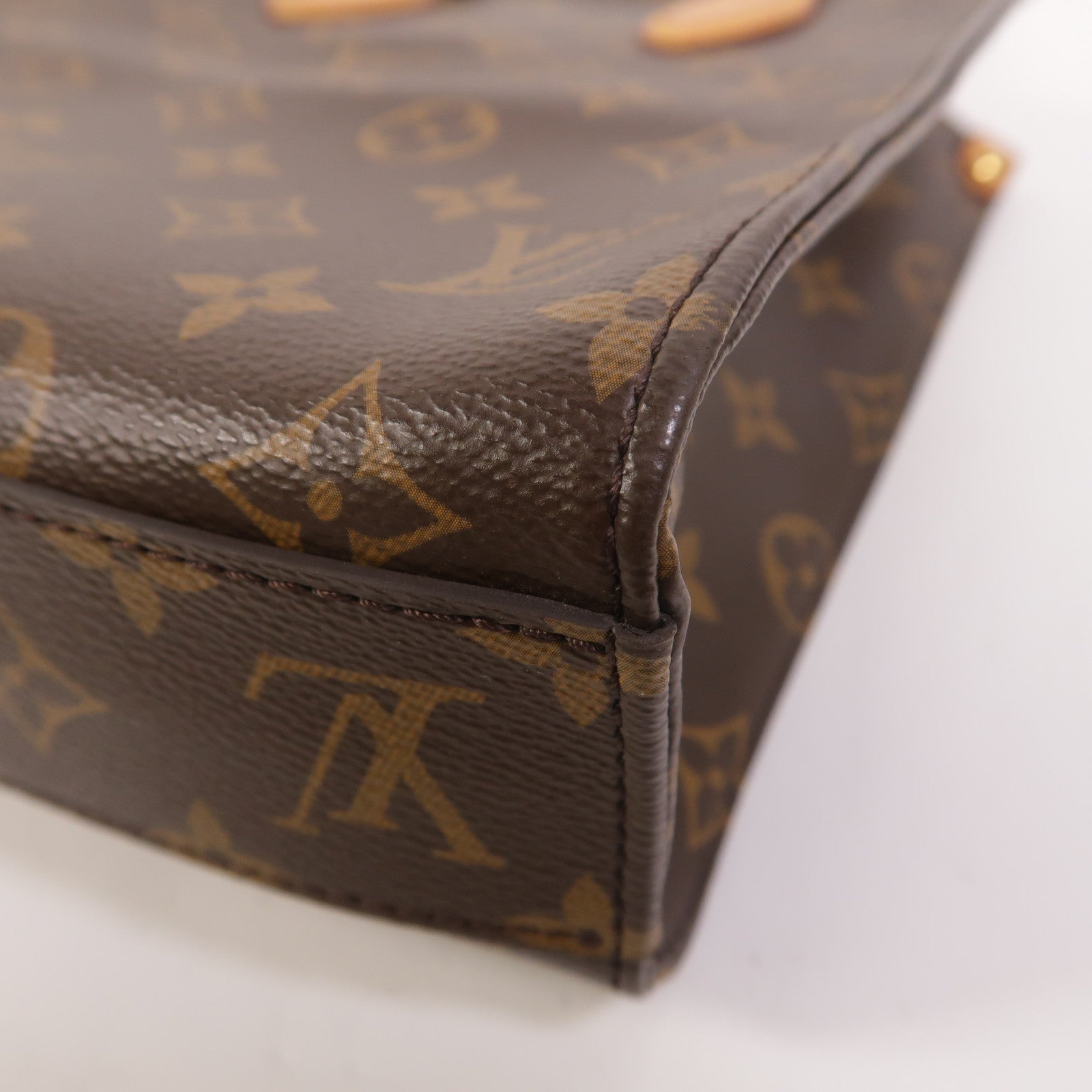 LOUIS VUITTON Monogram Sac Plat BB手挽肩背兩用袋